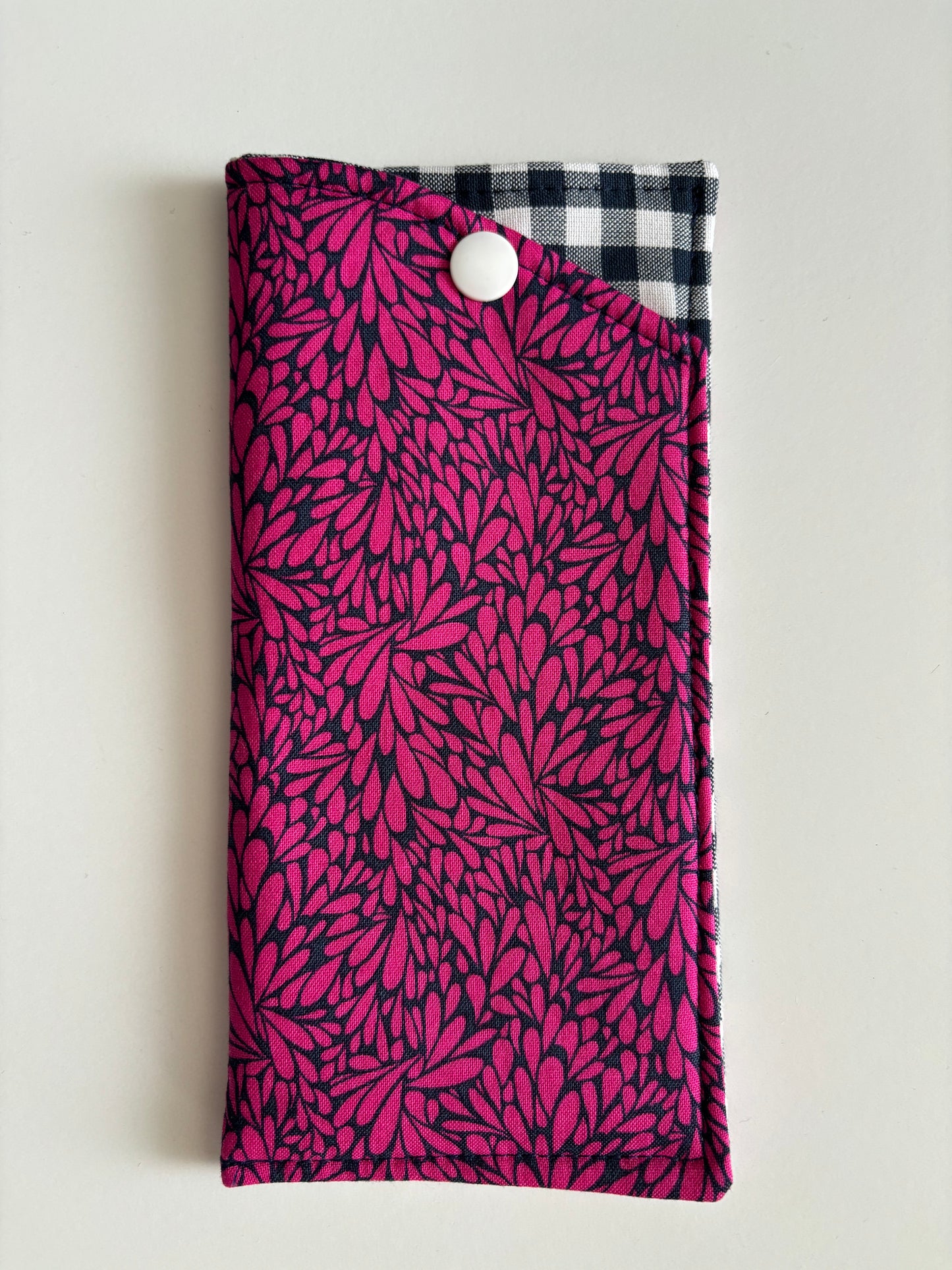 Solstice Leafy Fuscia - Glasses Case