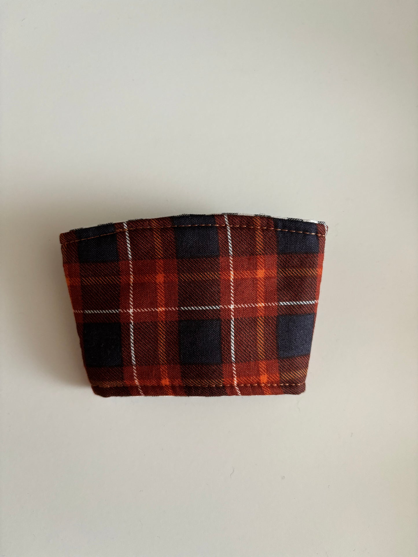 Harvest Plaid - Reusable Coffee Sleeve