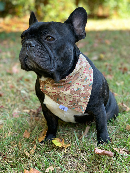 Sparkly Gingerbread People - Pet Bandana