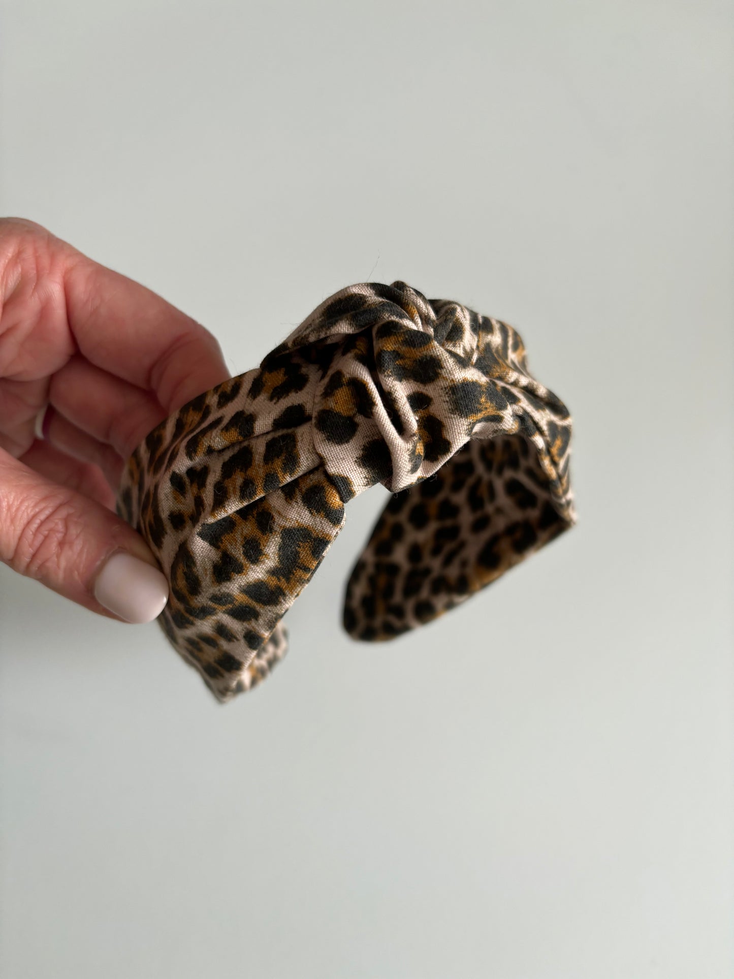 Leopard Print - Knotted Headband