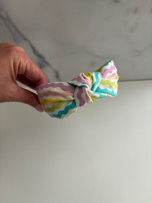 Easter Squiggles - Knotted Headband