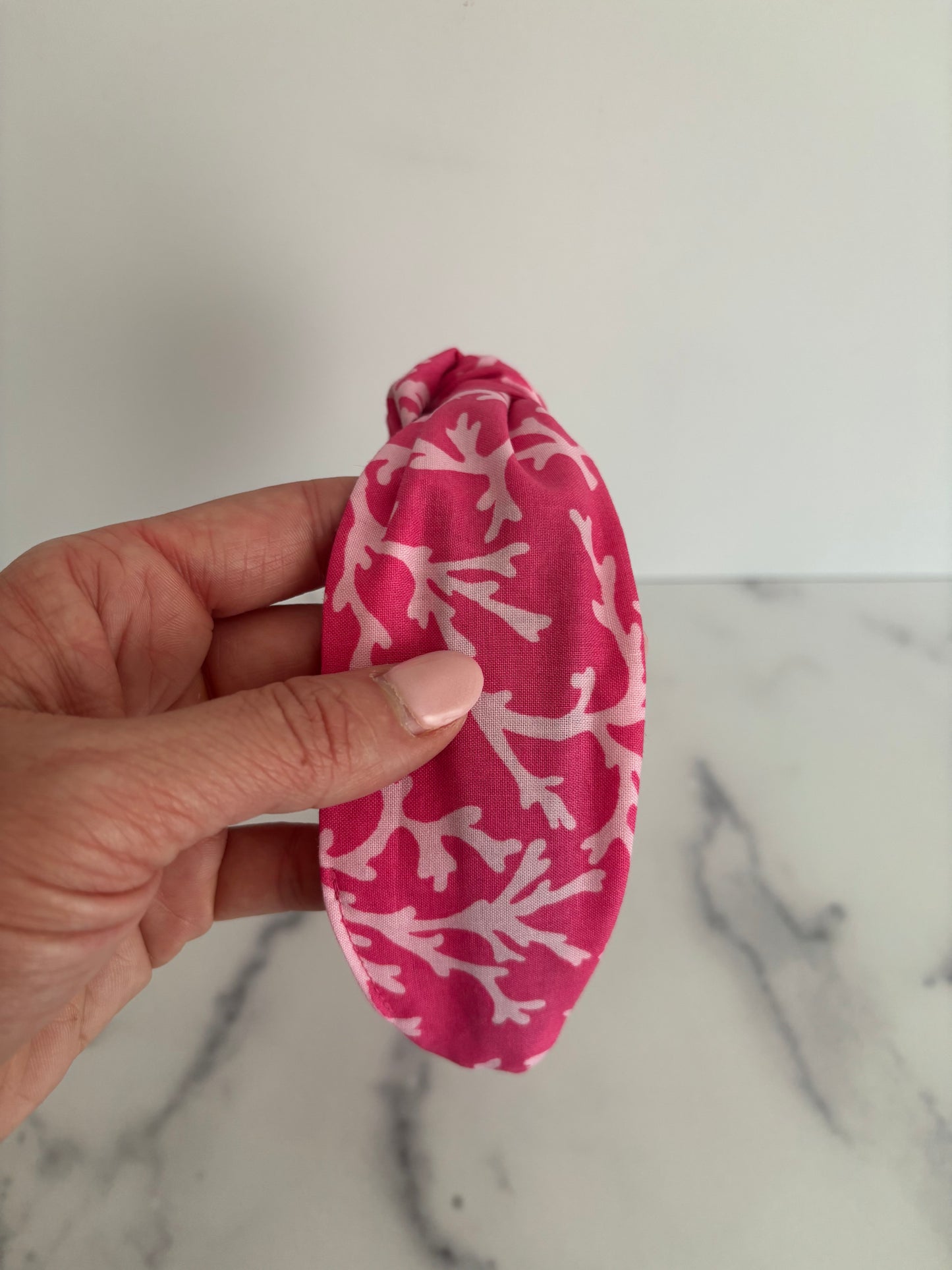 Pink Coral - Knotted Headband