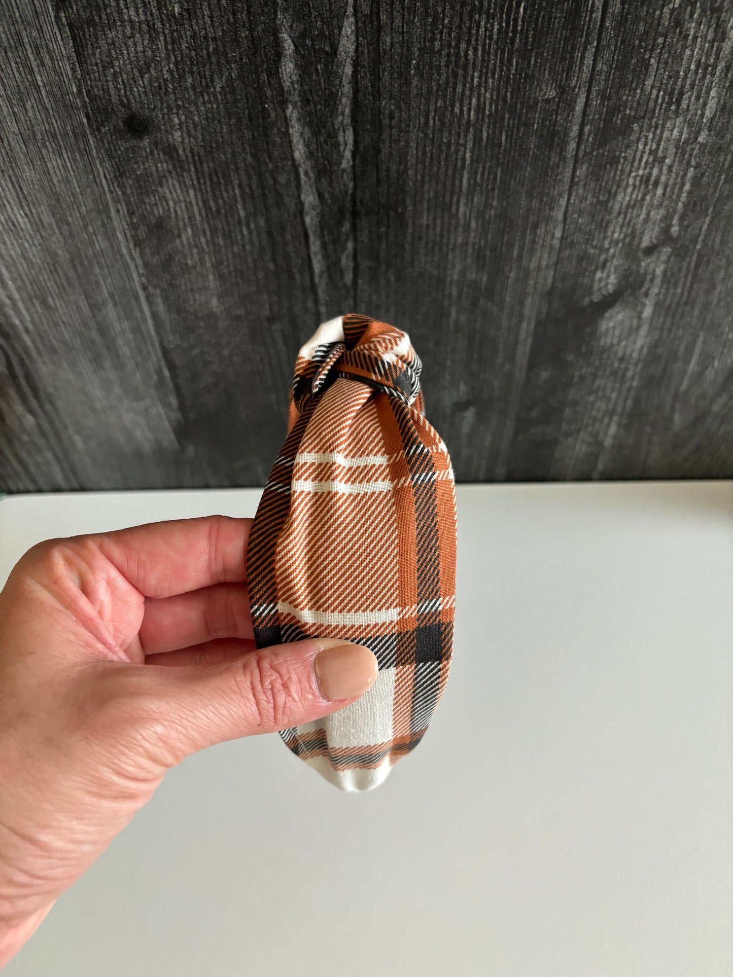 Rustic Plaid - Knotted Headband