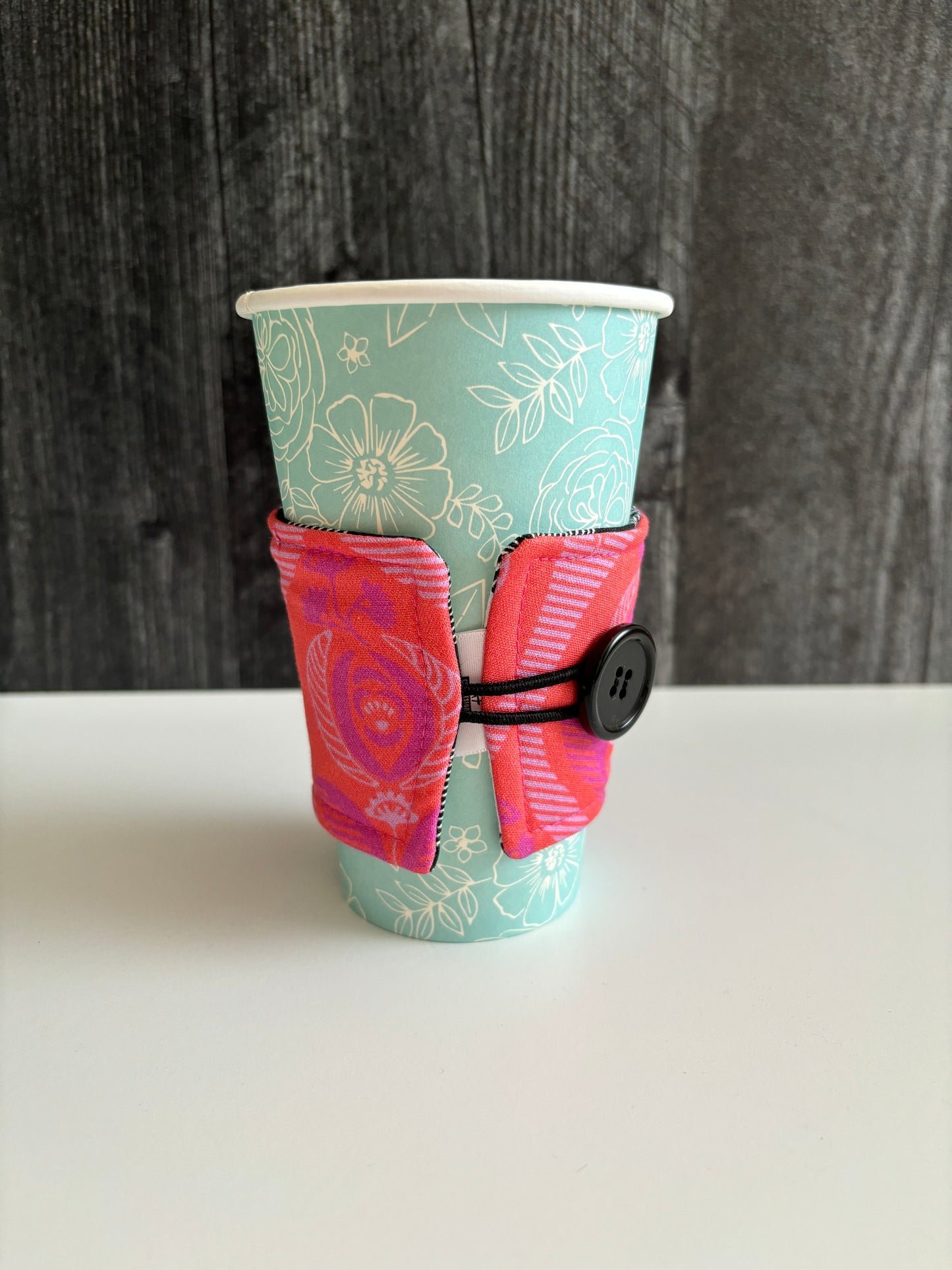 Lovely Day Mel Orange - Reusable Coffee Sleeve