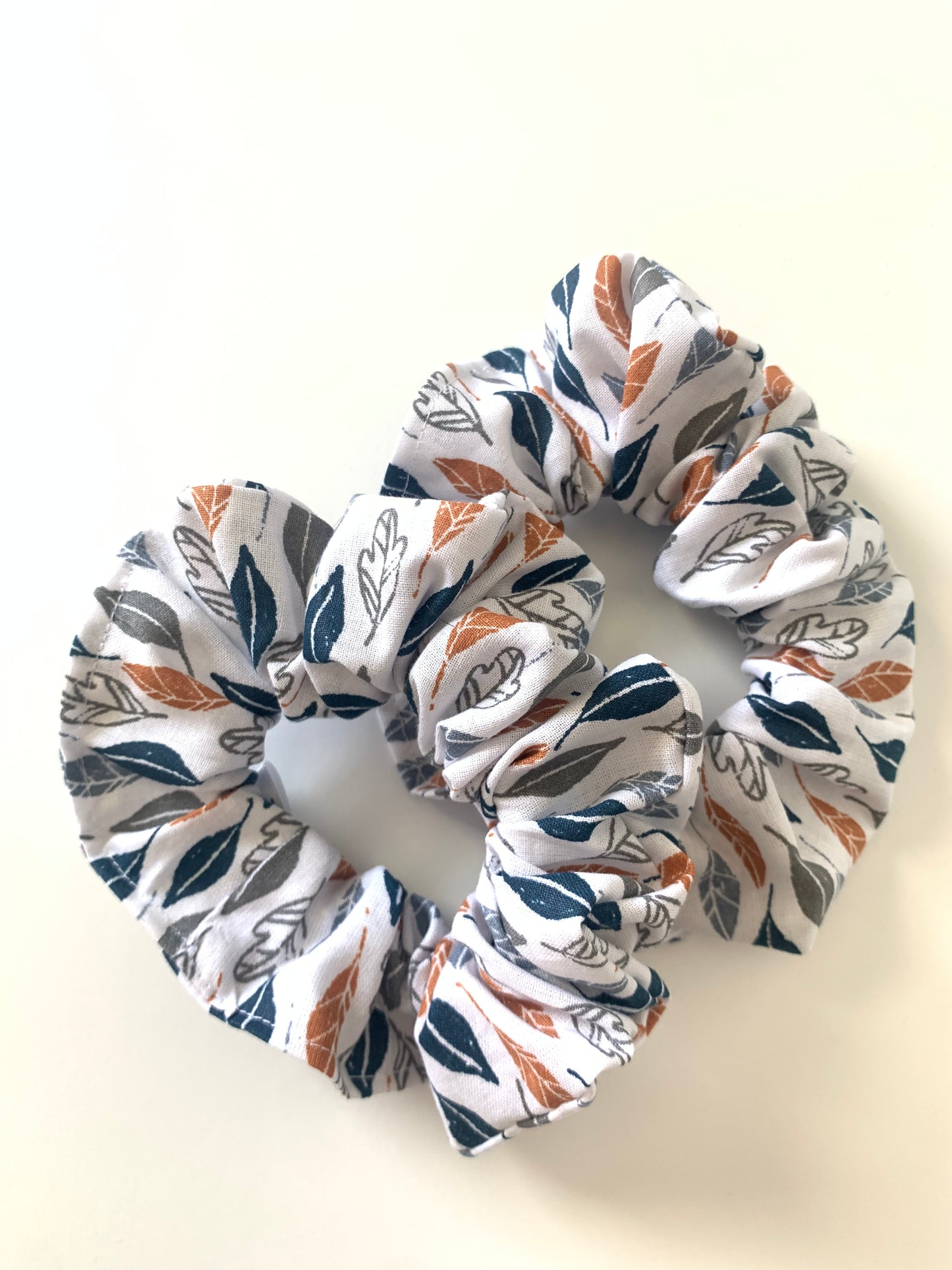 Falling Leaves - Cotton Scrunchie