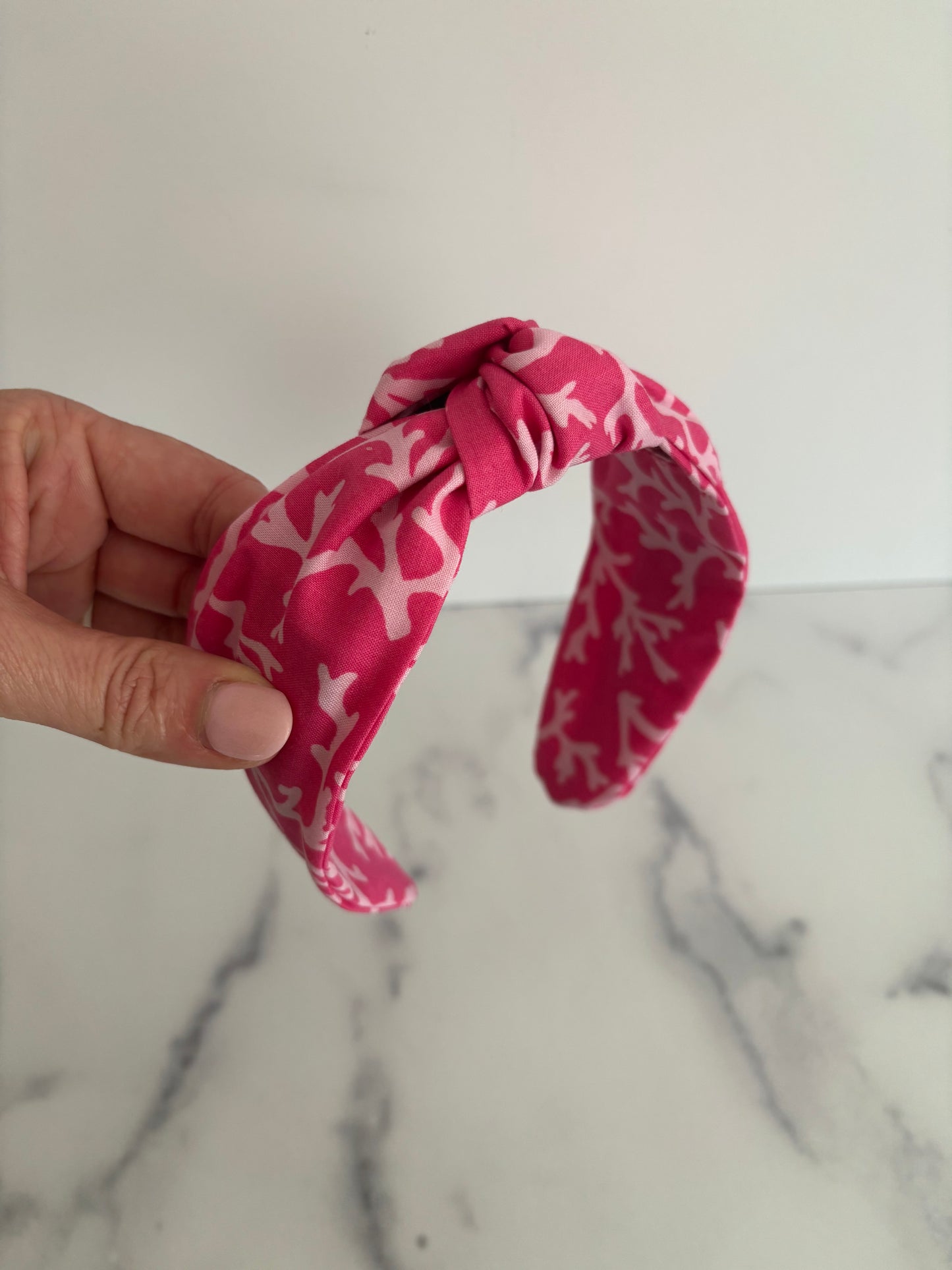 Pink Coral - Knotted Headband