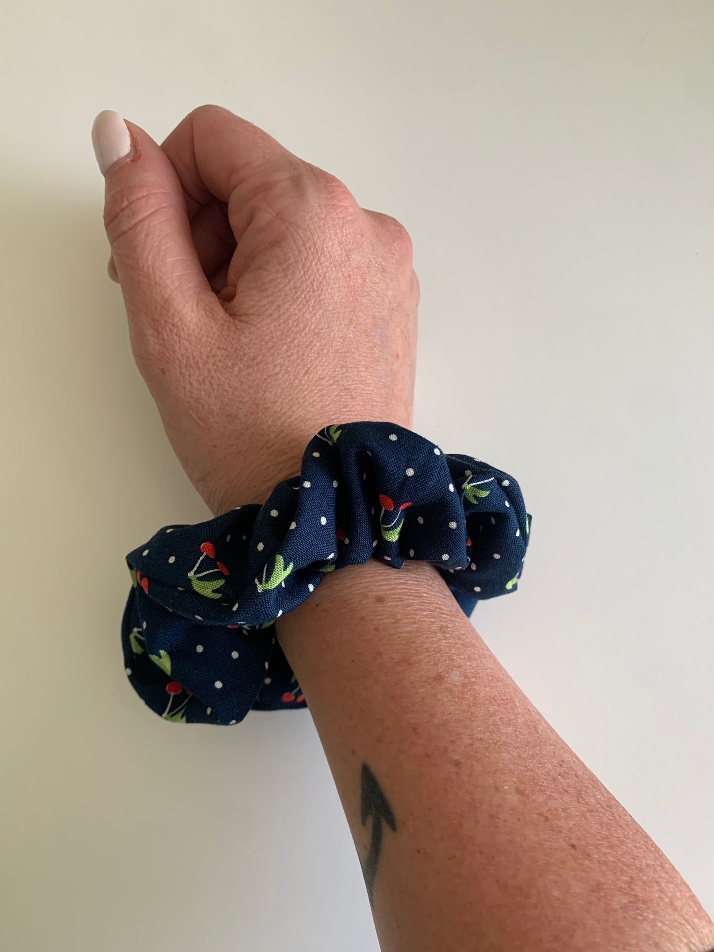 Cherry Orchard - Cotton Scrunchie