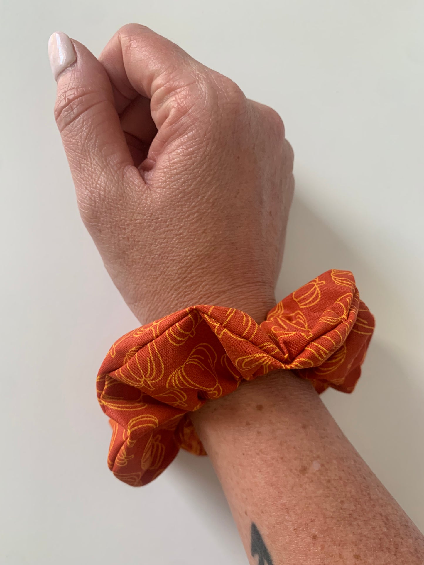 Pumpkin Patch - Cotton Scrunchie