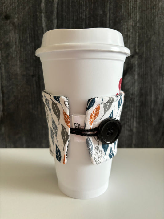 Falling Leaves - Reusable Coffee Sleeve