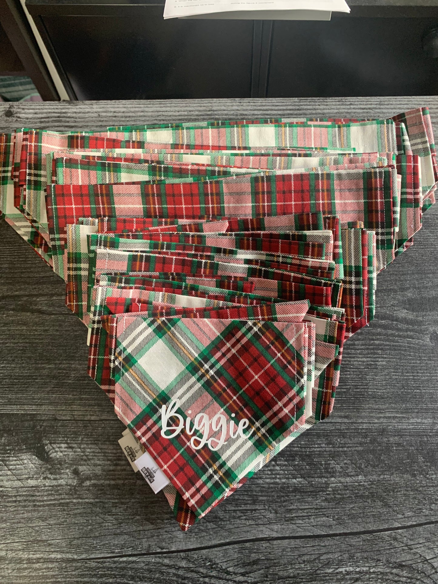 Holiday Plaid - Pet Bandana