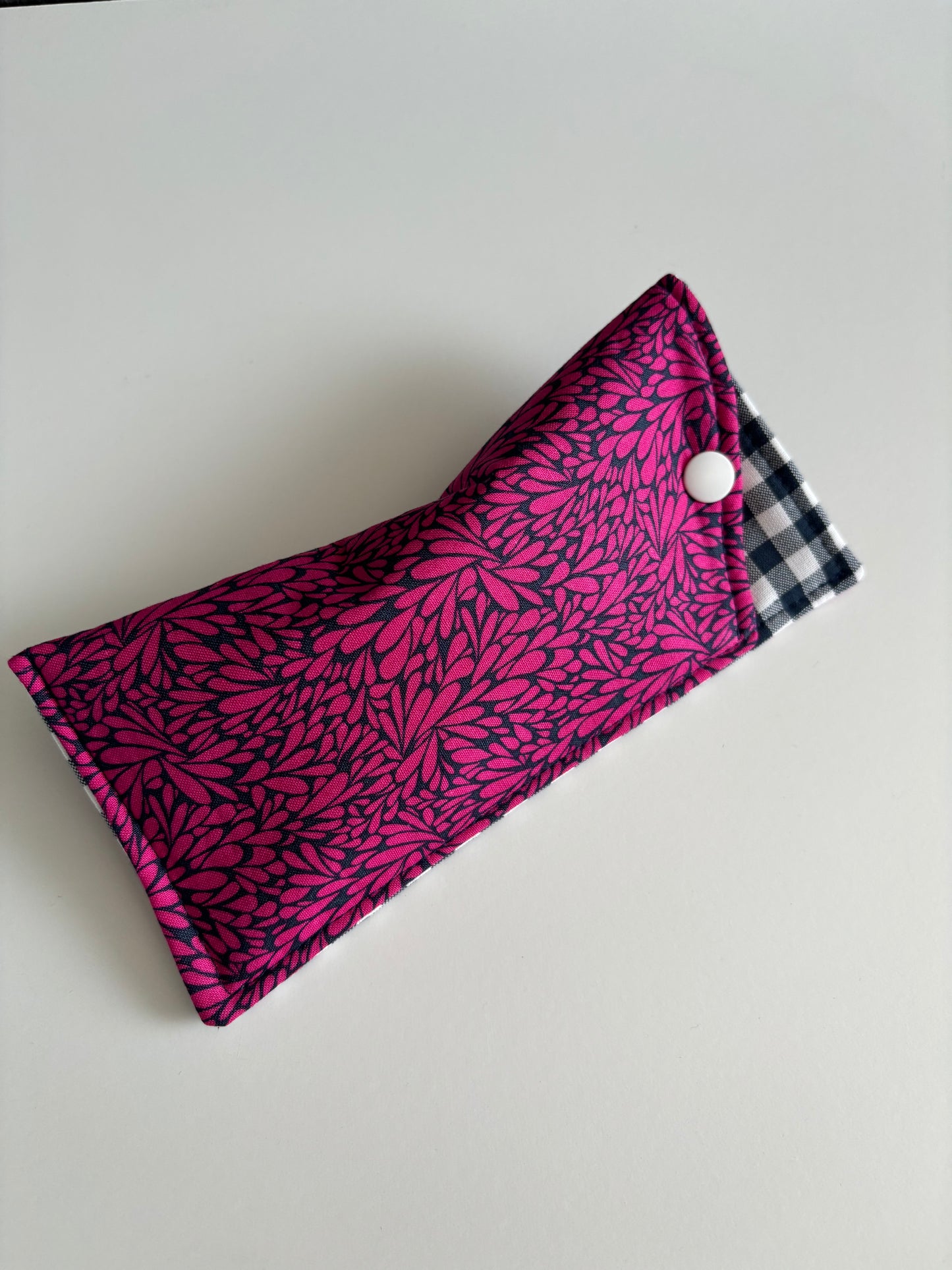 Solstice Leafy Fuscia - Glasses Case