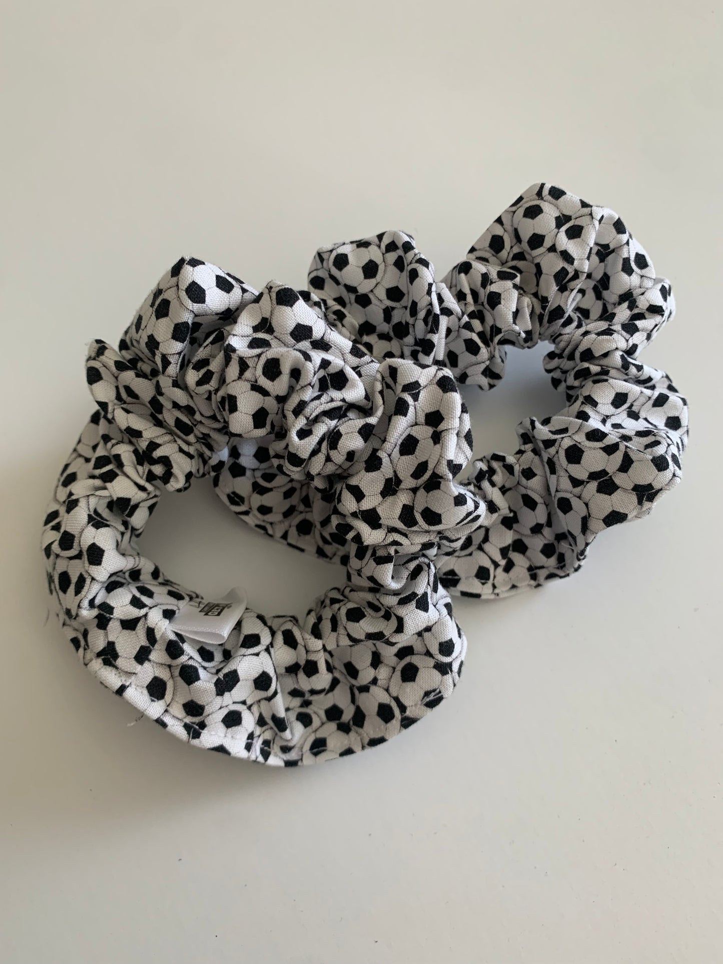 Soccer - Cotton Scrunchie