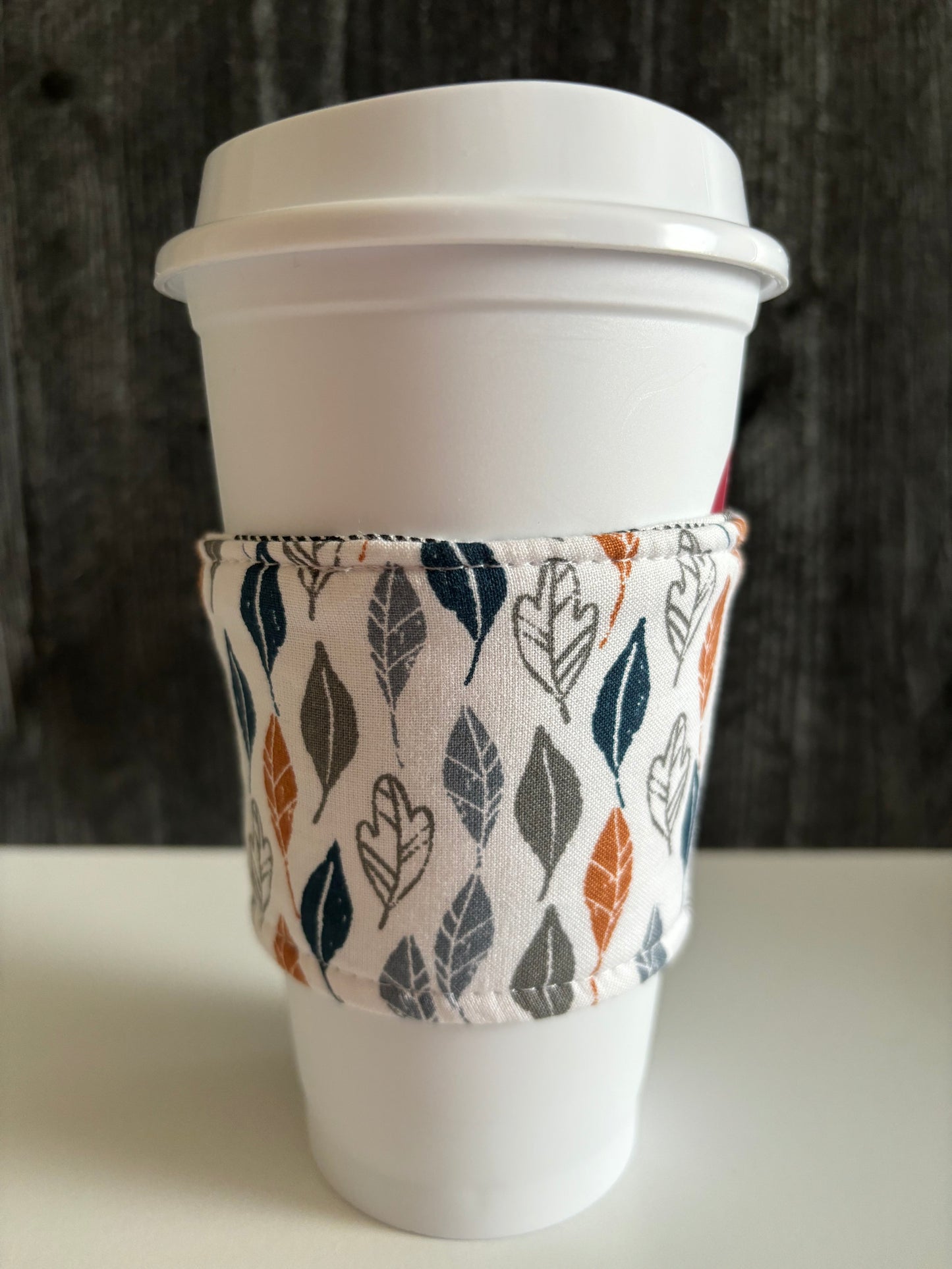 Falling Leaves - Reusable Coffee Sleeve