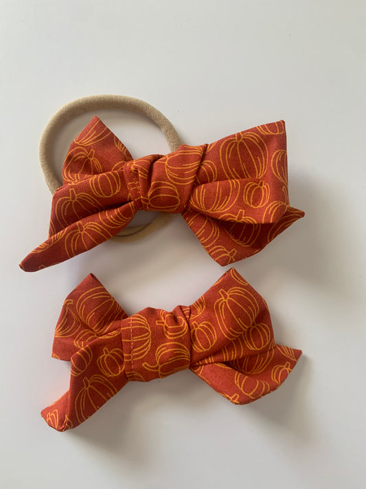 Pumpkin Patch - Hair Bows