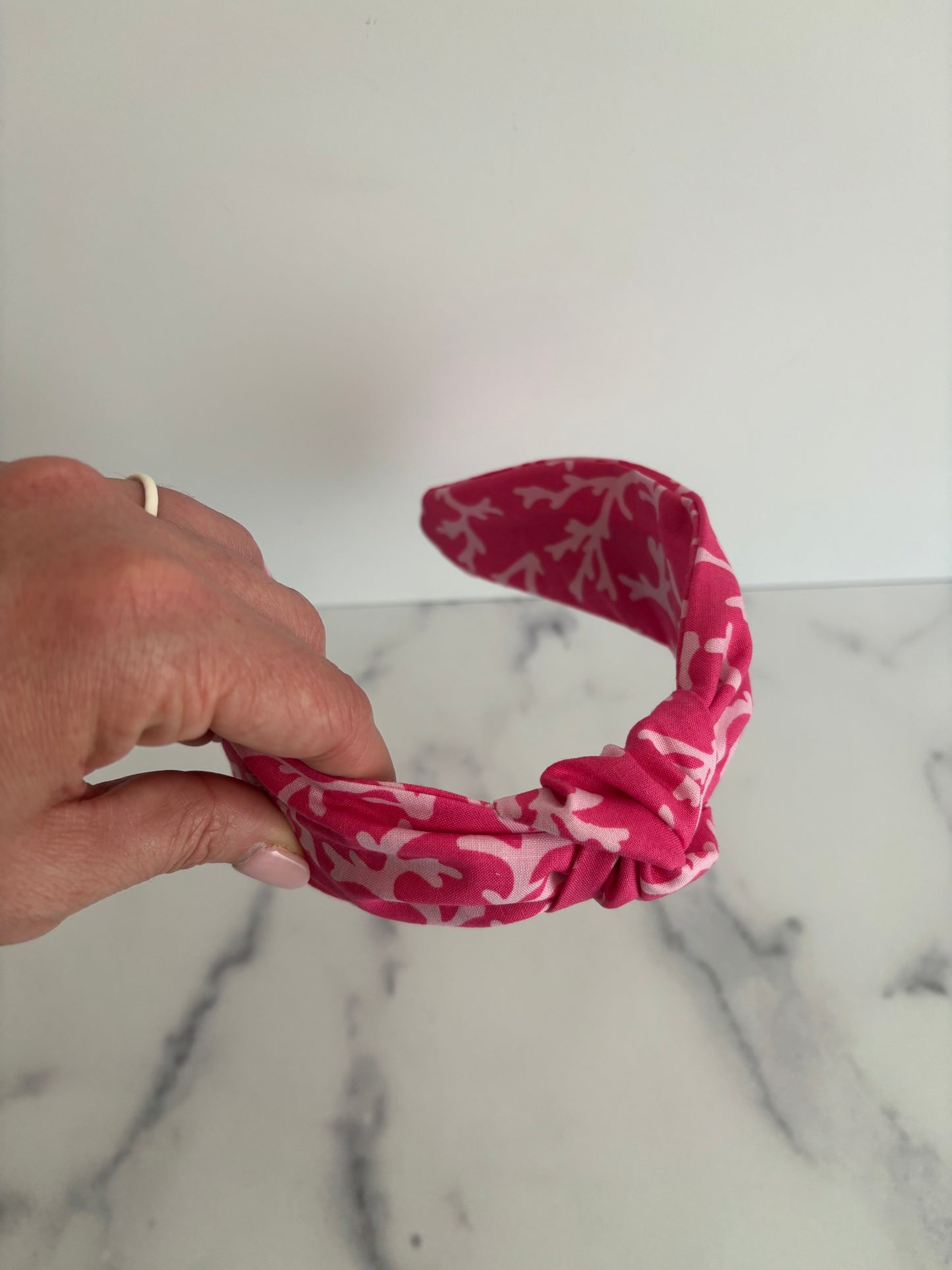 Pink Coral - Knotted Headband