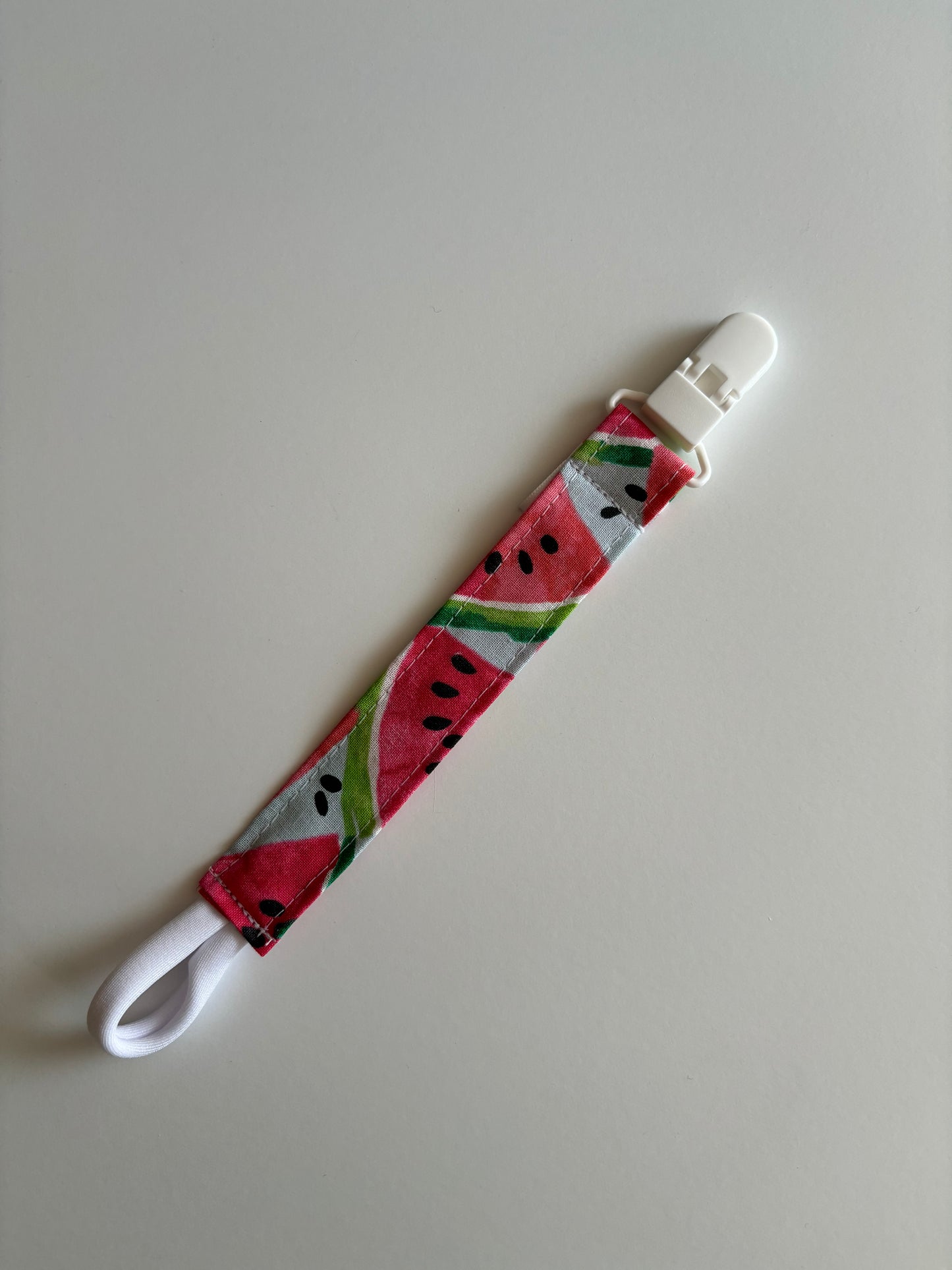 Watermelons on Baby Blue  - Paci Clip
