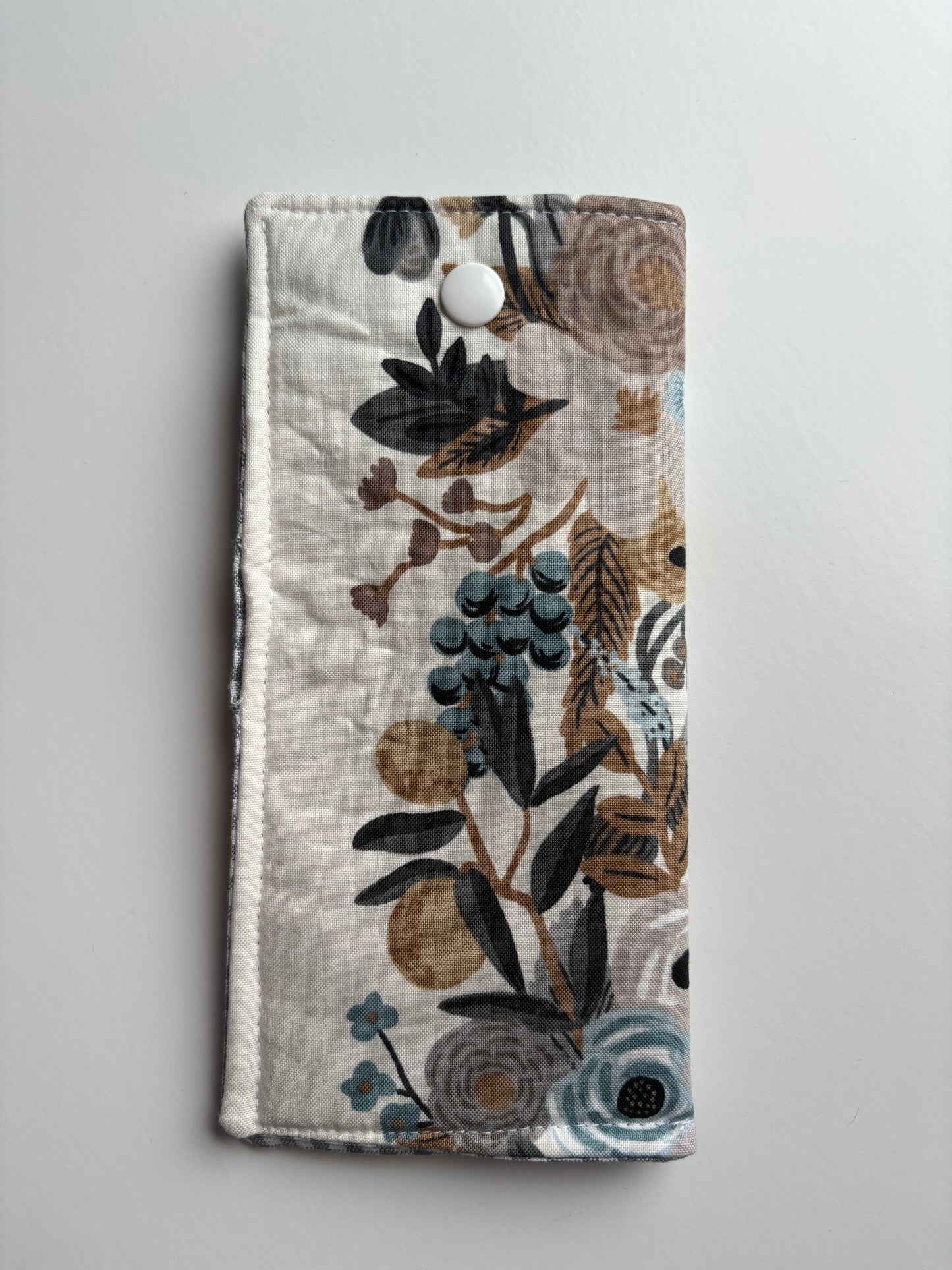 Garden Party Vines in Linen - Glasses Case