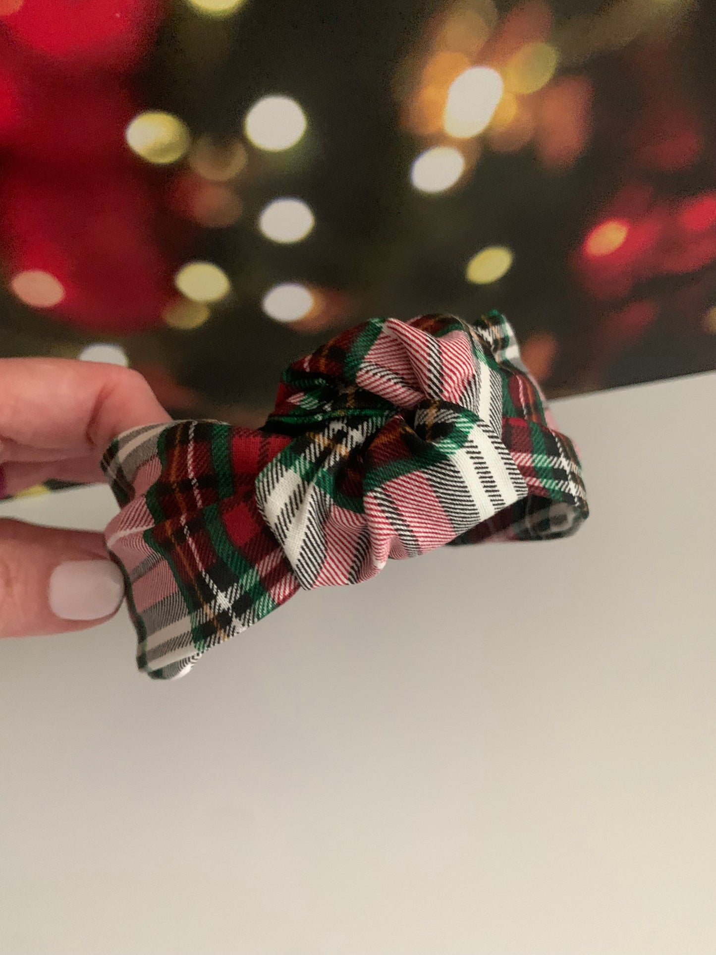 Holiday Plaid - Knotted Headband