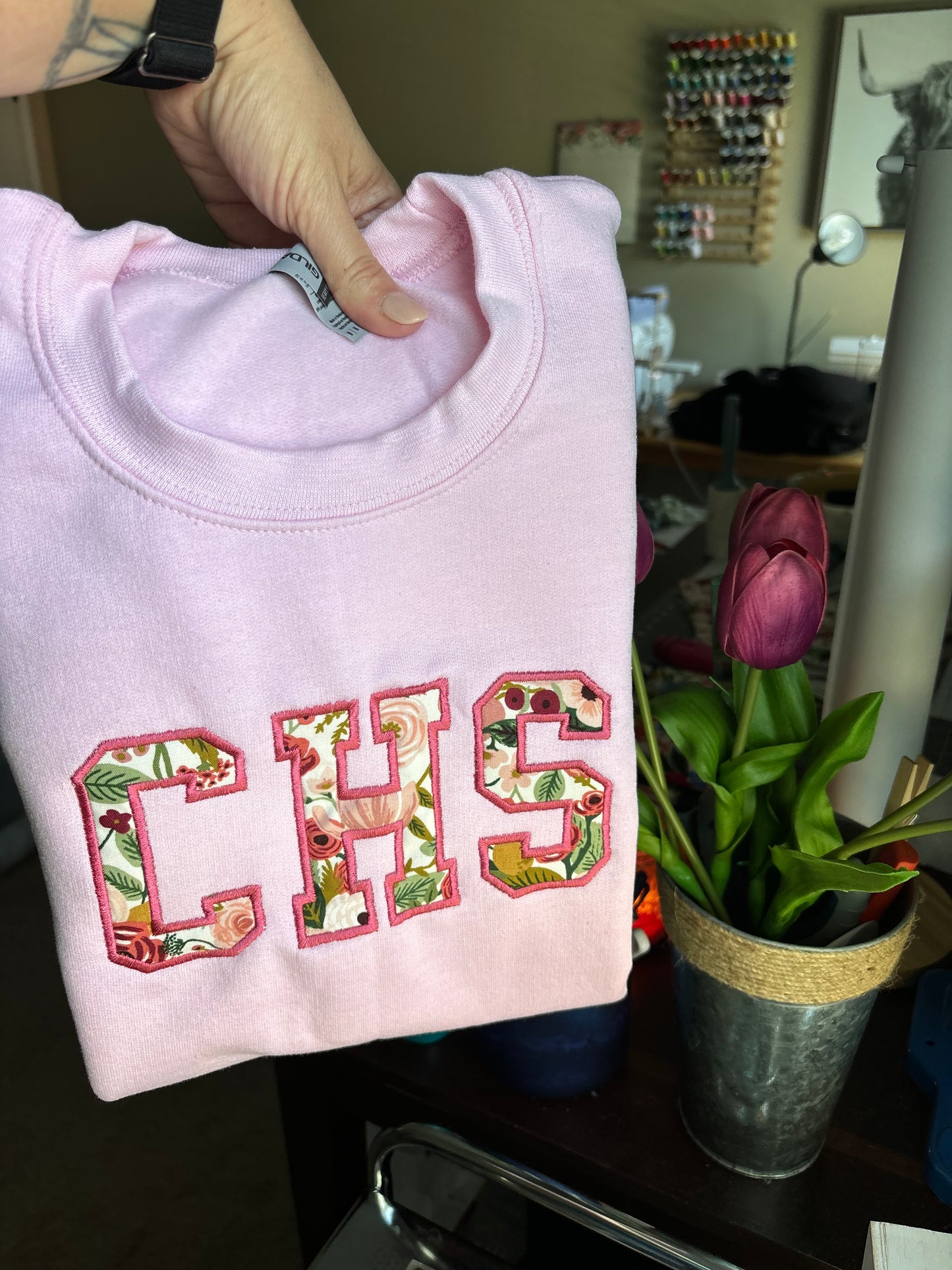 CHS/3 Letter - Custom Appliqué Sweatshirt