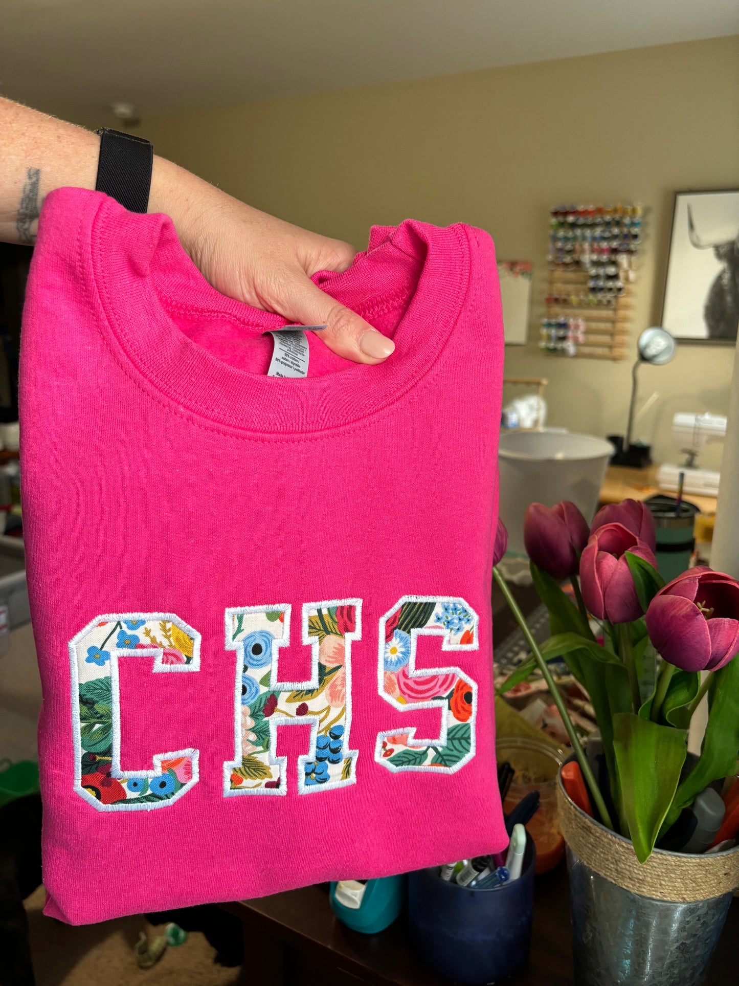 CHS/3 Letter - Custom Appliqué Sweatshirt