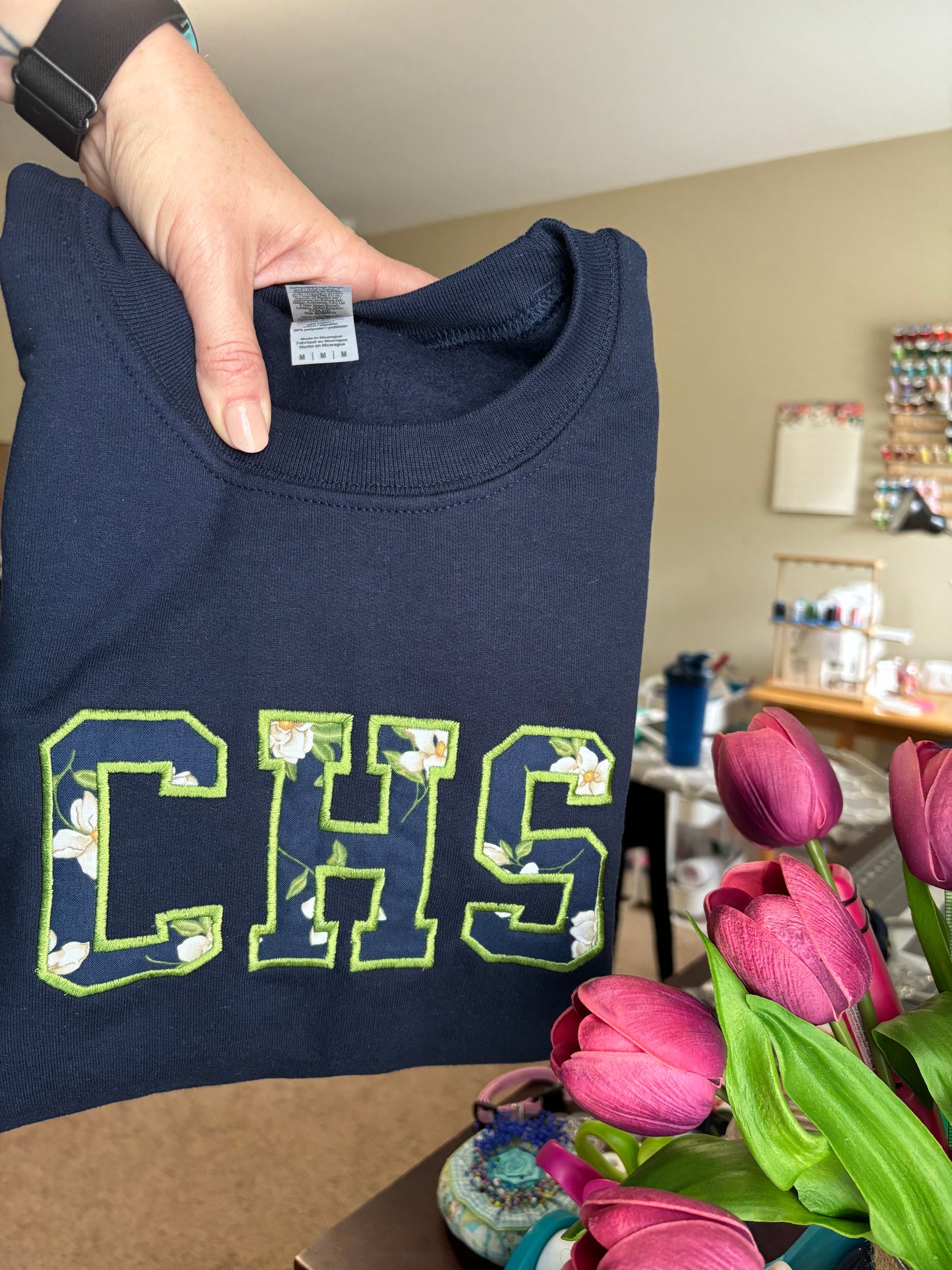 CHS/3 Letter - Custom Appliqué Sweatshirt