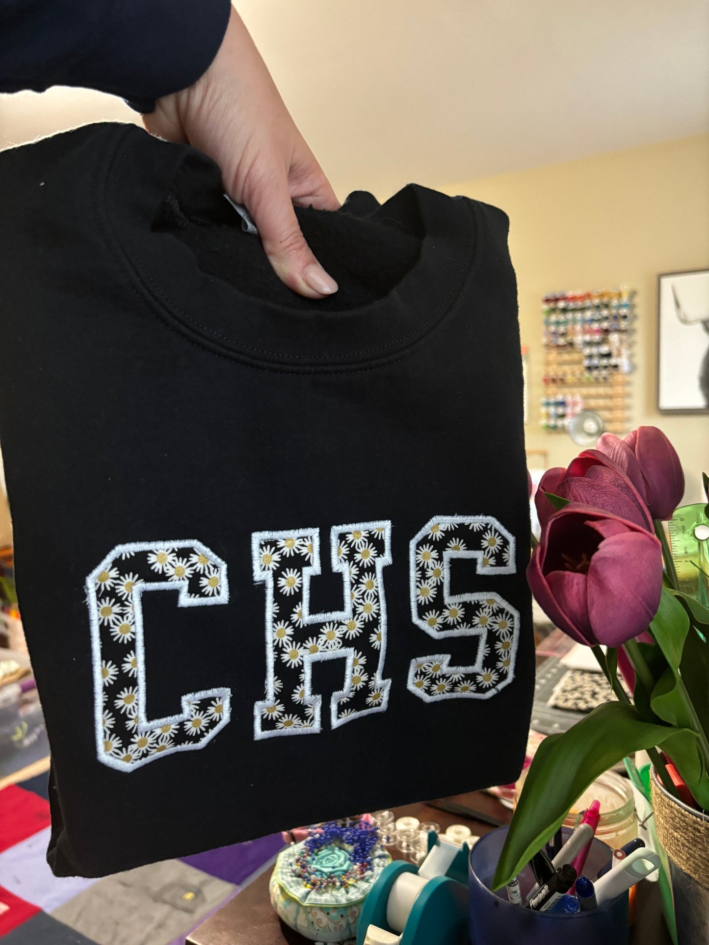 CHS/3 Letter - Custom Appliqué Sweatshirt