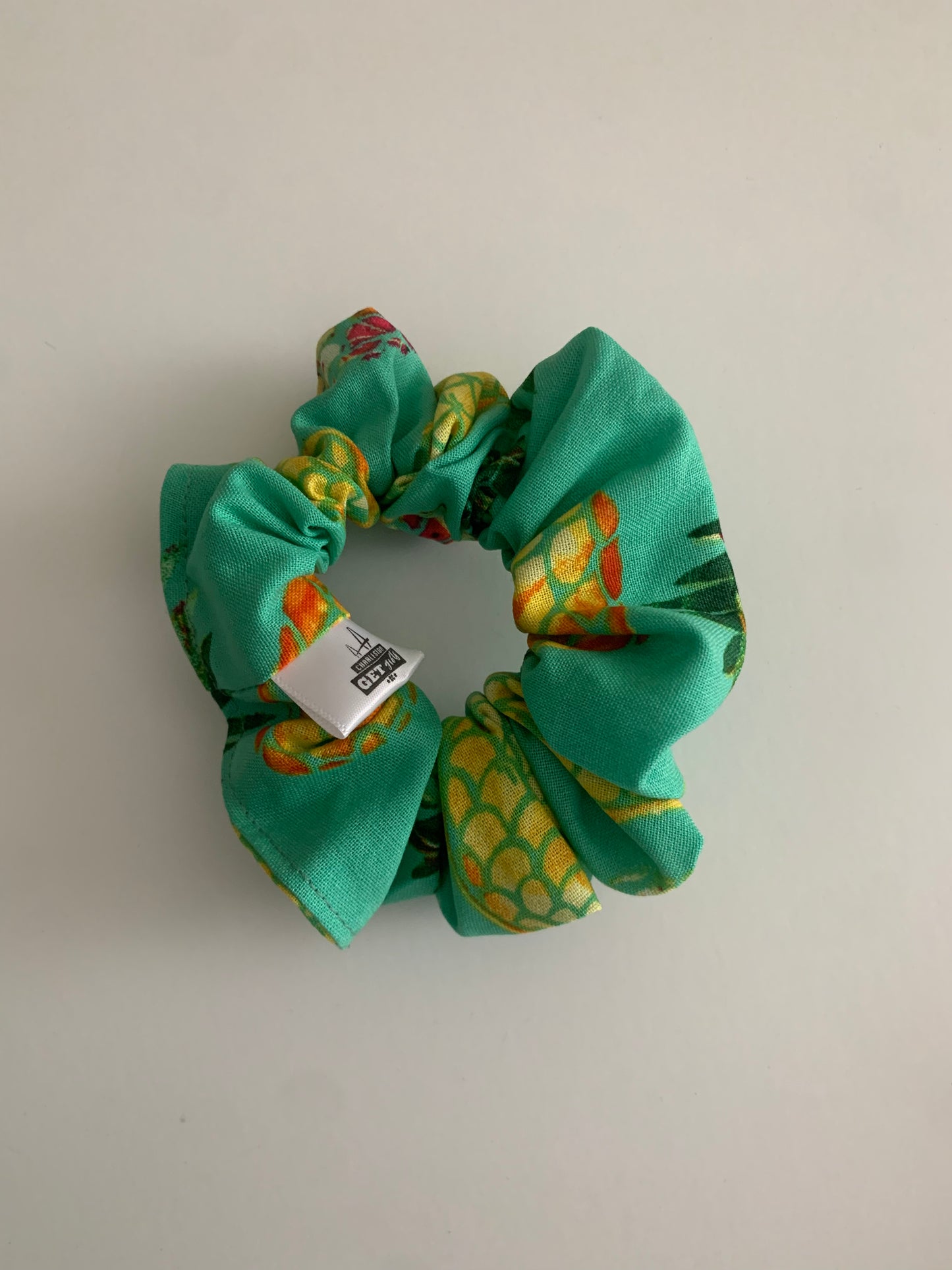 Caribbean Pineapples - Cotton Scrunchie