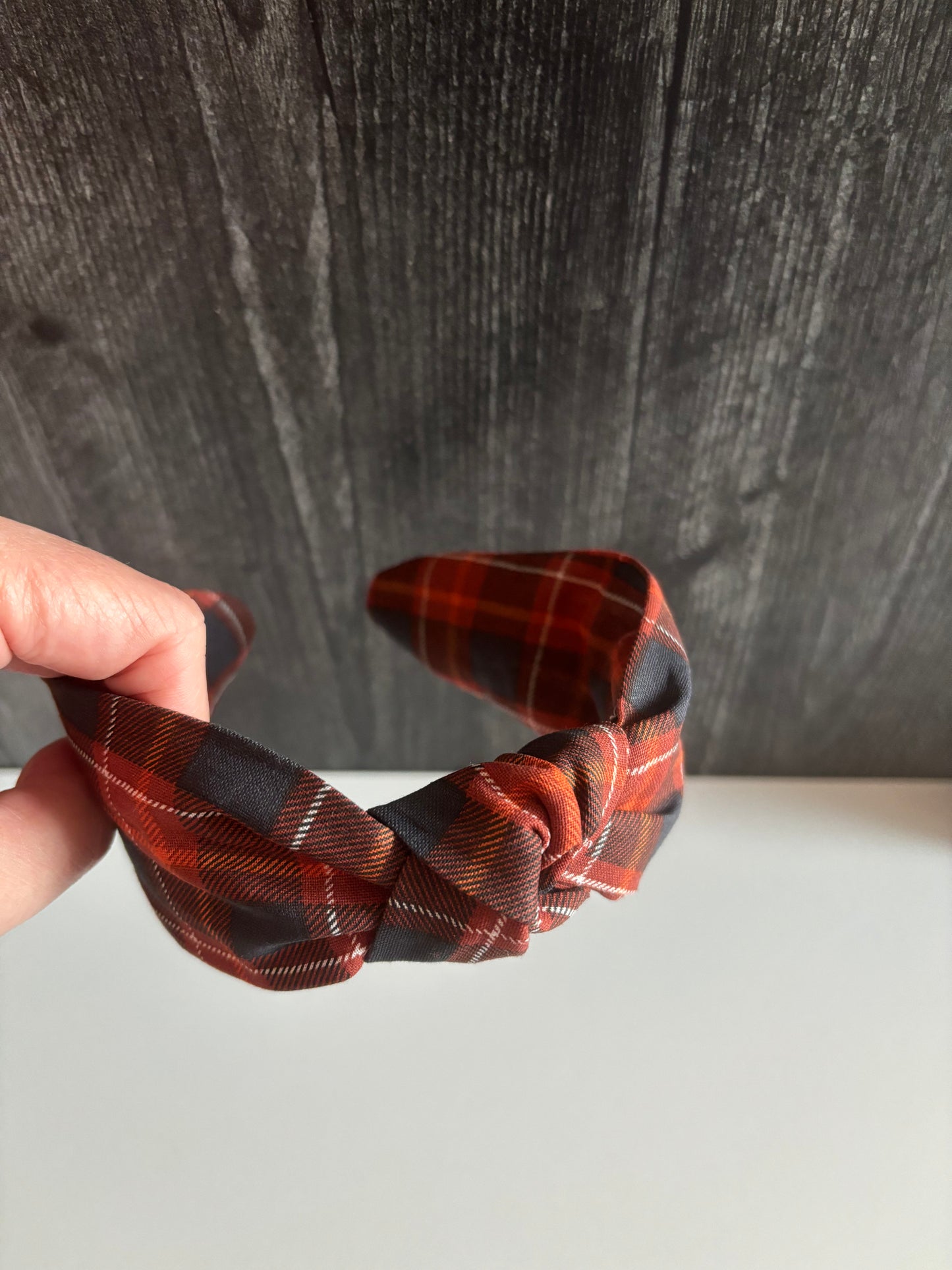 Harvest Plaid - Knotted Headband