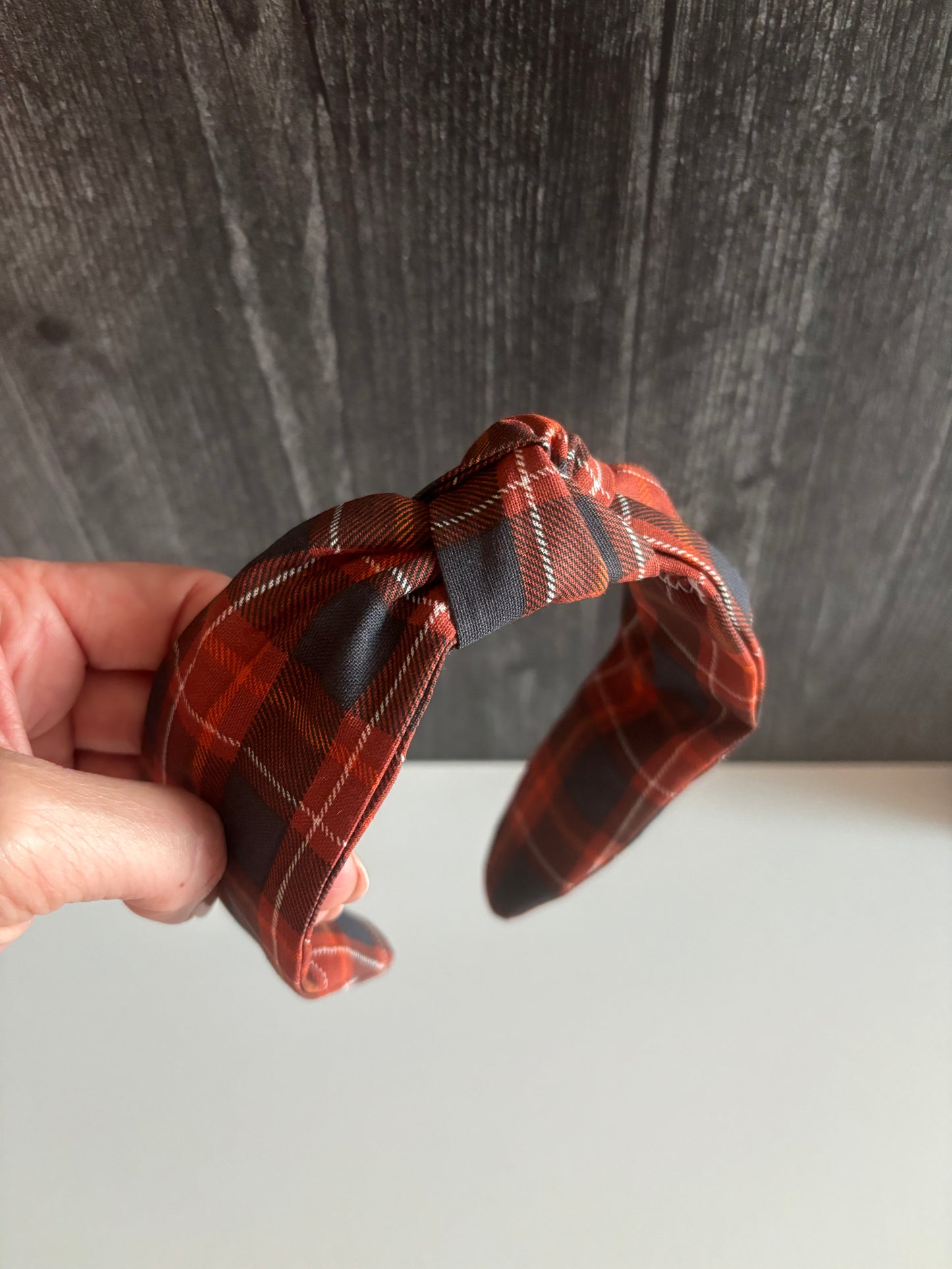 Harvest Plaid - Knotted Headband