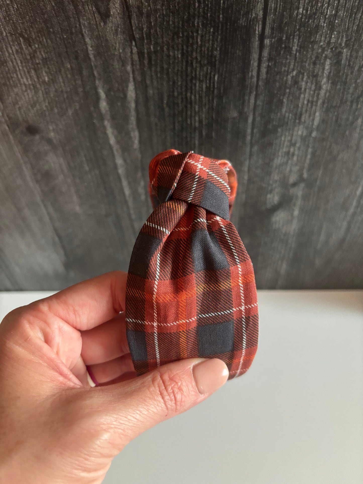 Harvest Plaid - Knotted Headband