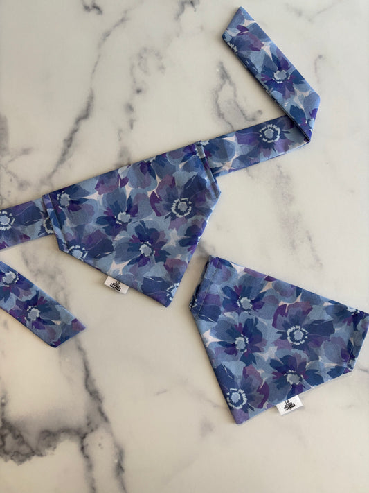 Violet Floral - Pet Bandana