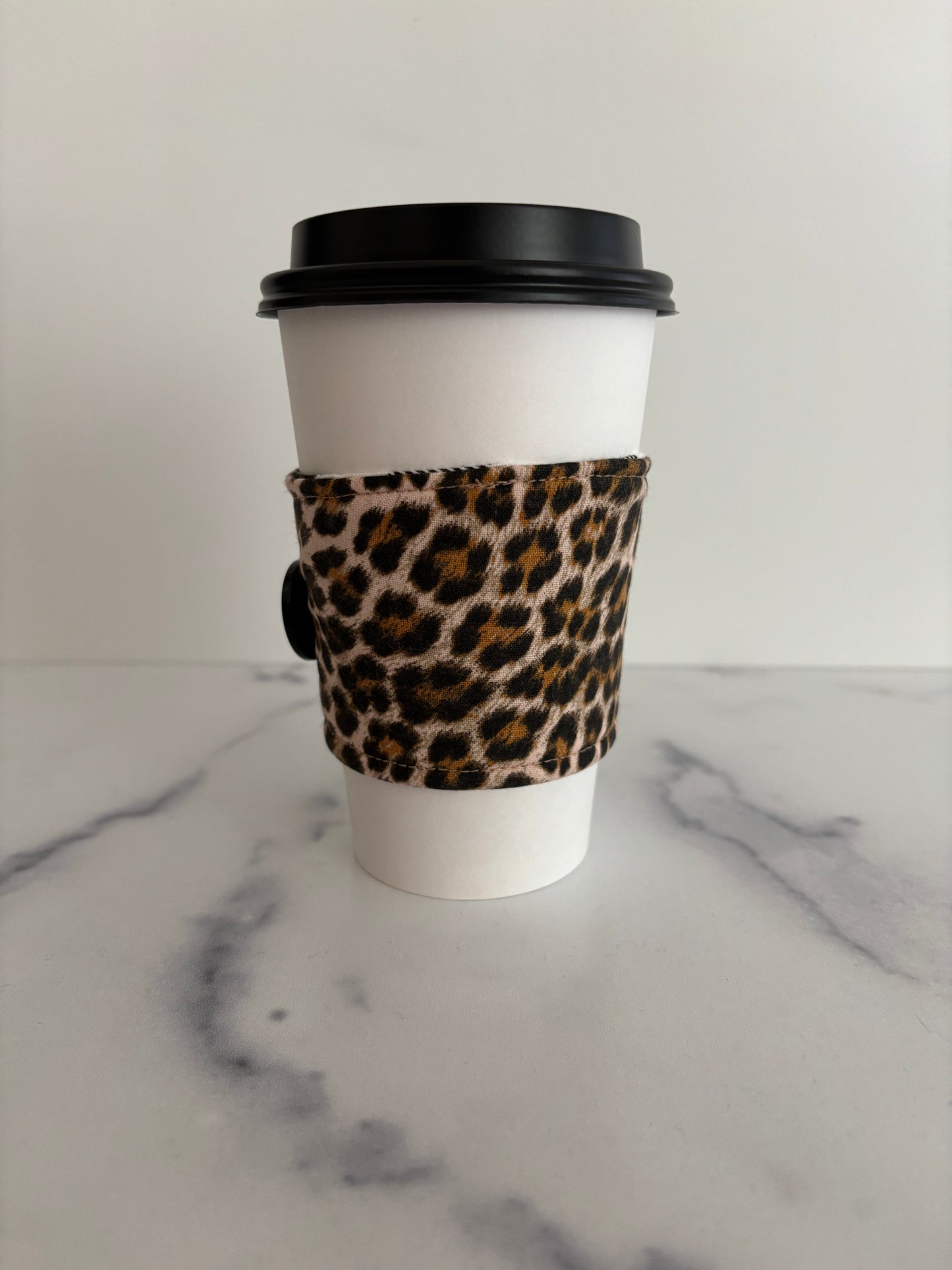 Leopard Print - Reusable Coffee Sleeve