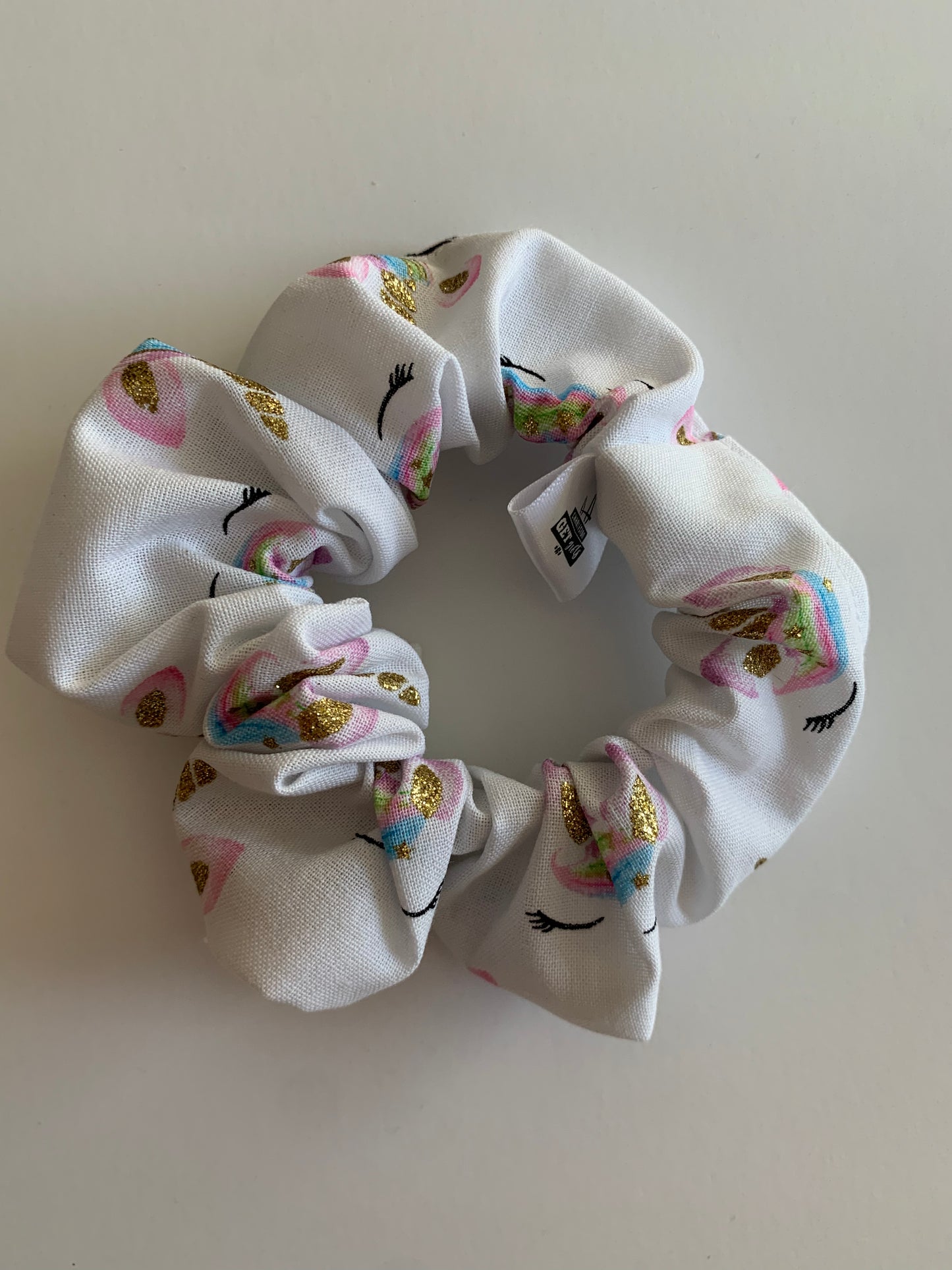 Sparkly Unicorn - Cotton Scrunchie