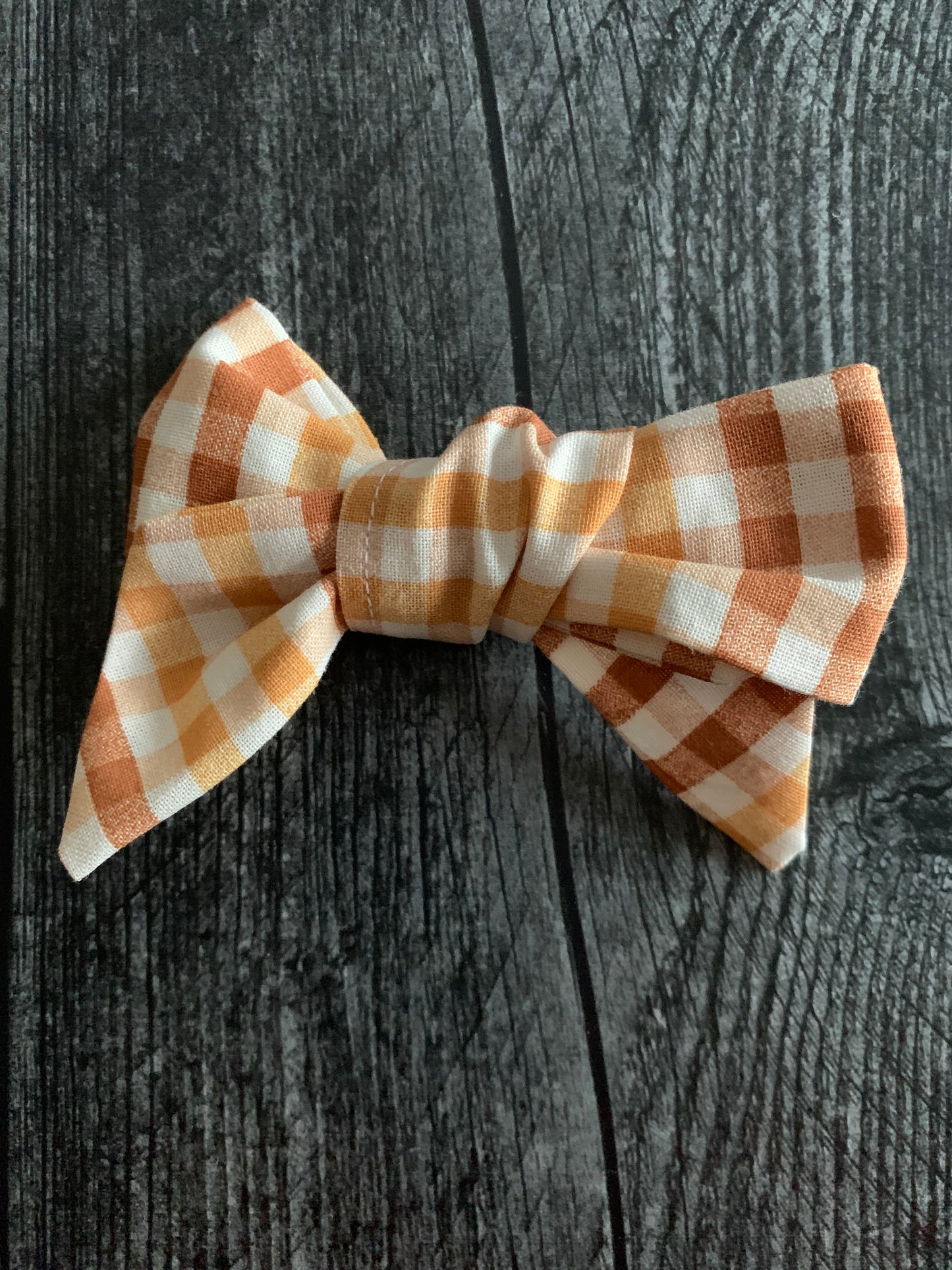 Autumn Gingham - Hair Bows