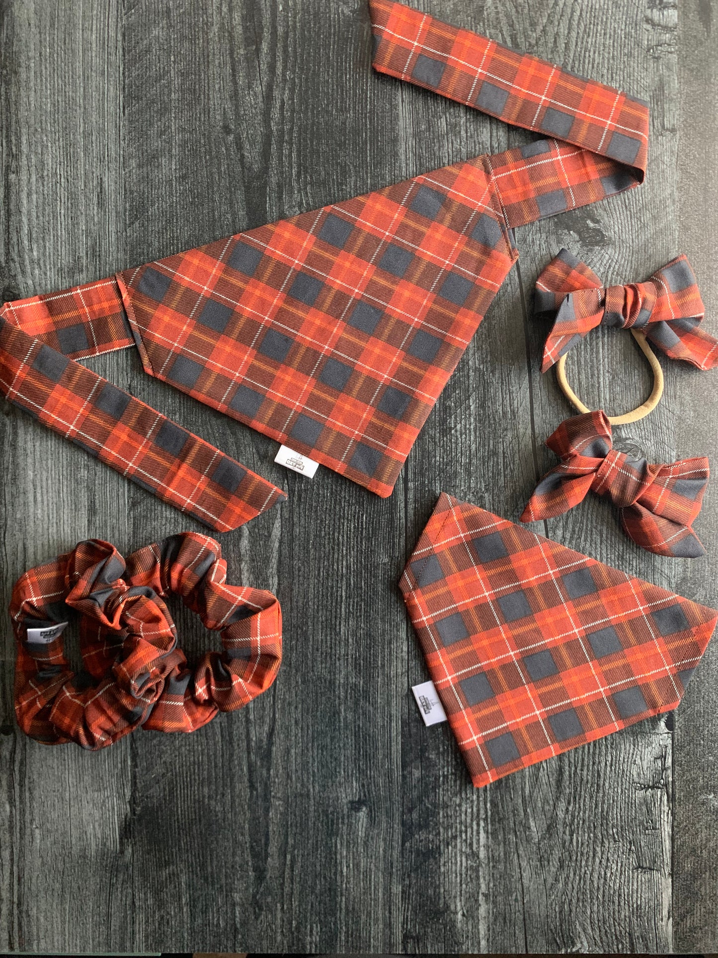 Harvest Plaid - Hair Bows