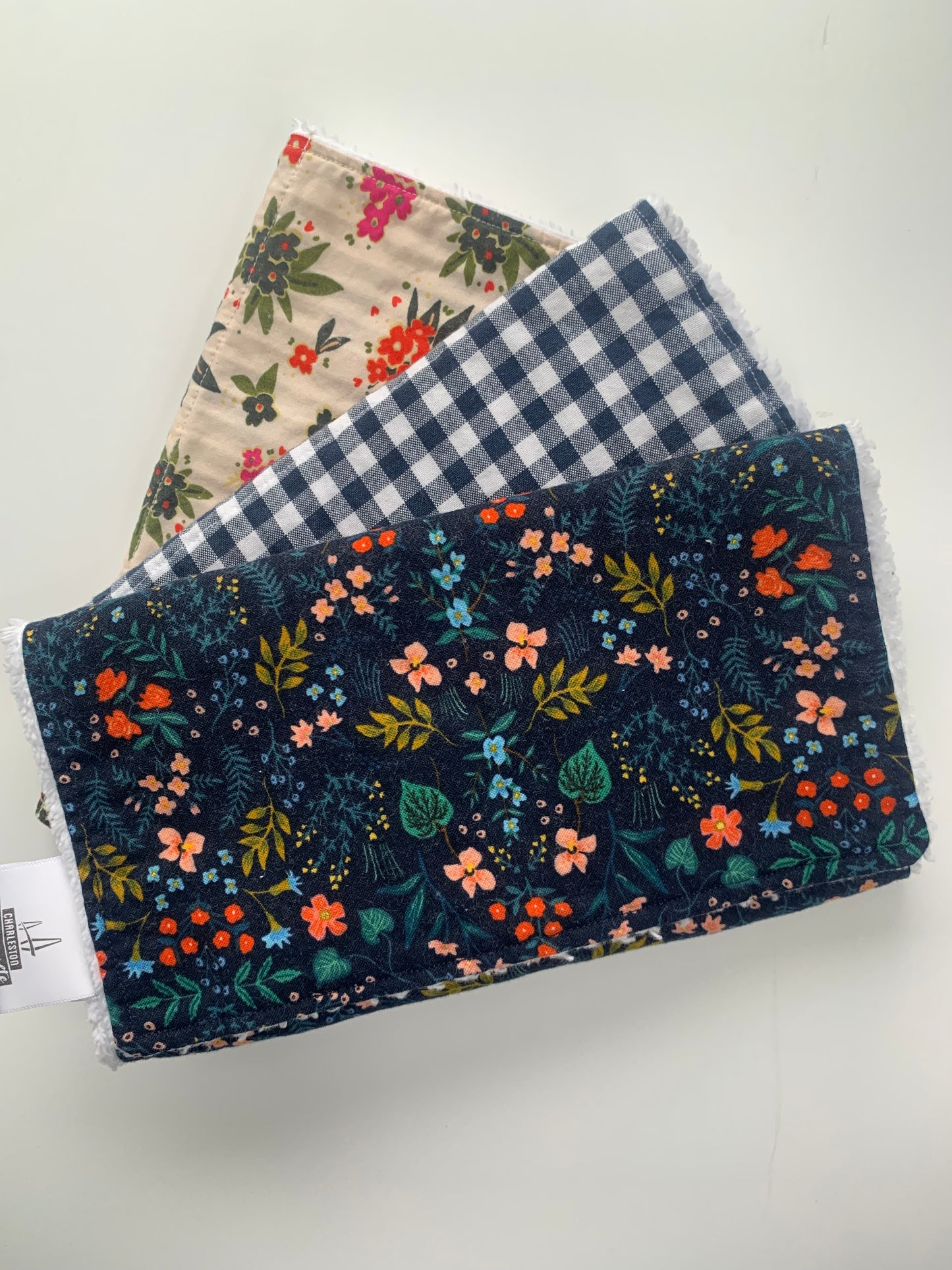 Wildwood Florals - Burp Cloths Set