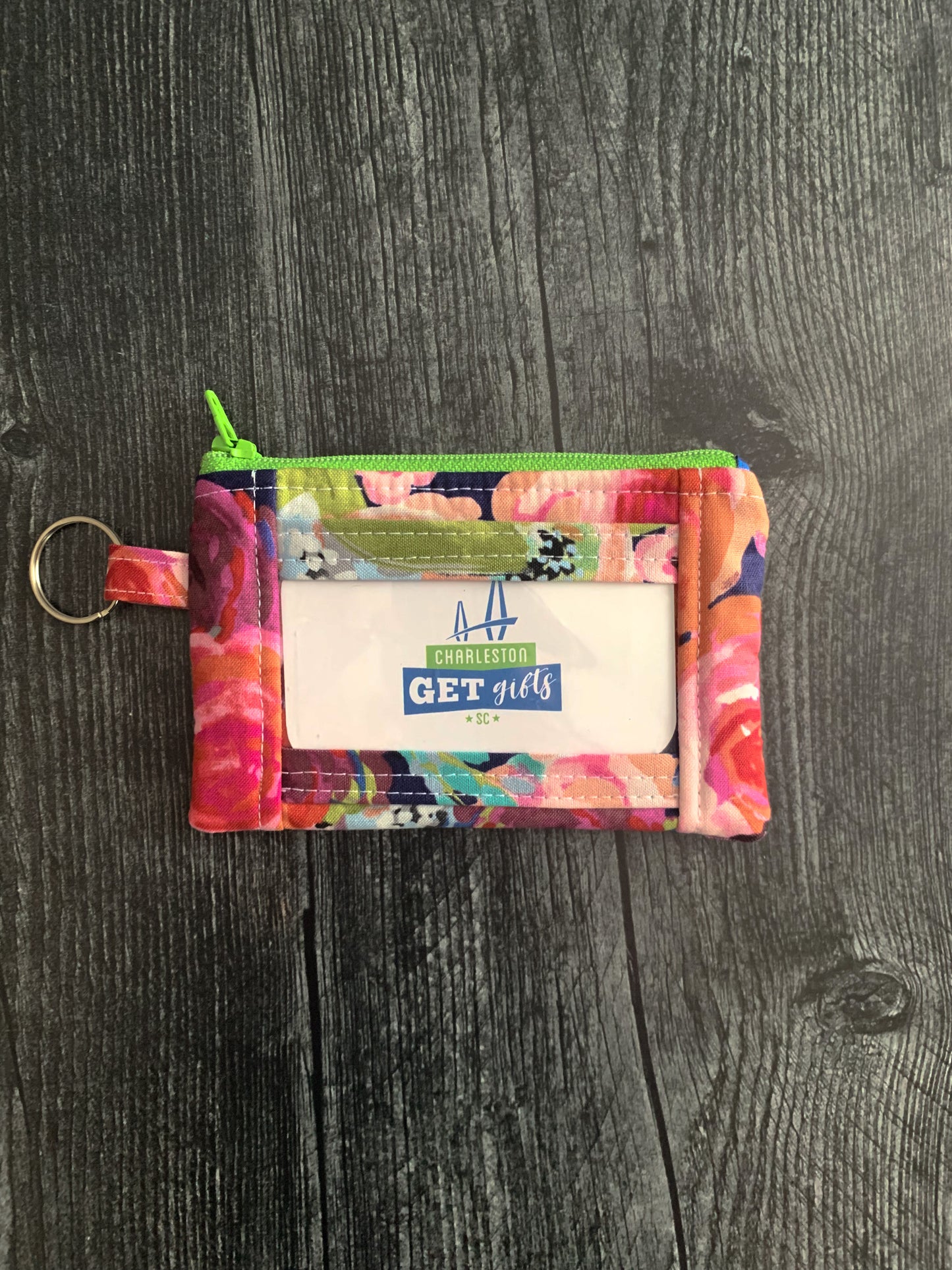 Blissful Blooms - Lanyard/Keychain Wallet