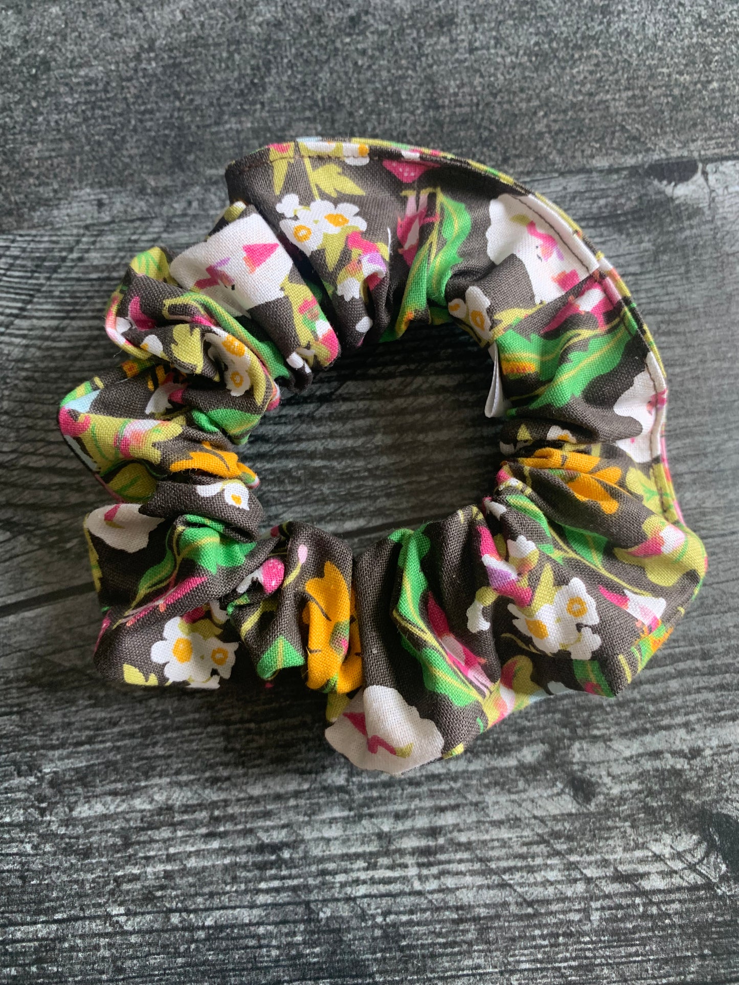 Garden Gnomes - Cotton Scrunchie