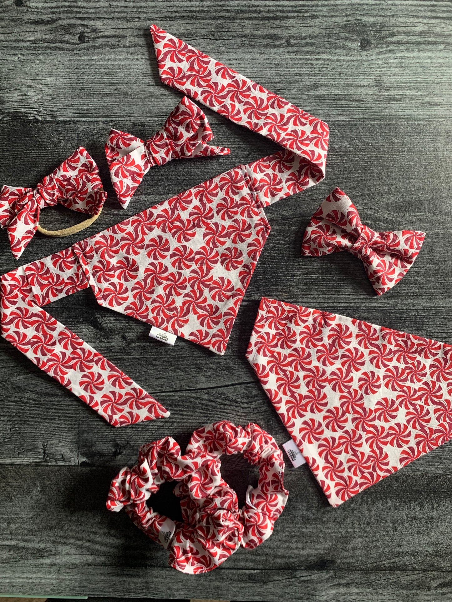 Peppermint Party - Pet Bow Tie