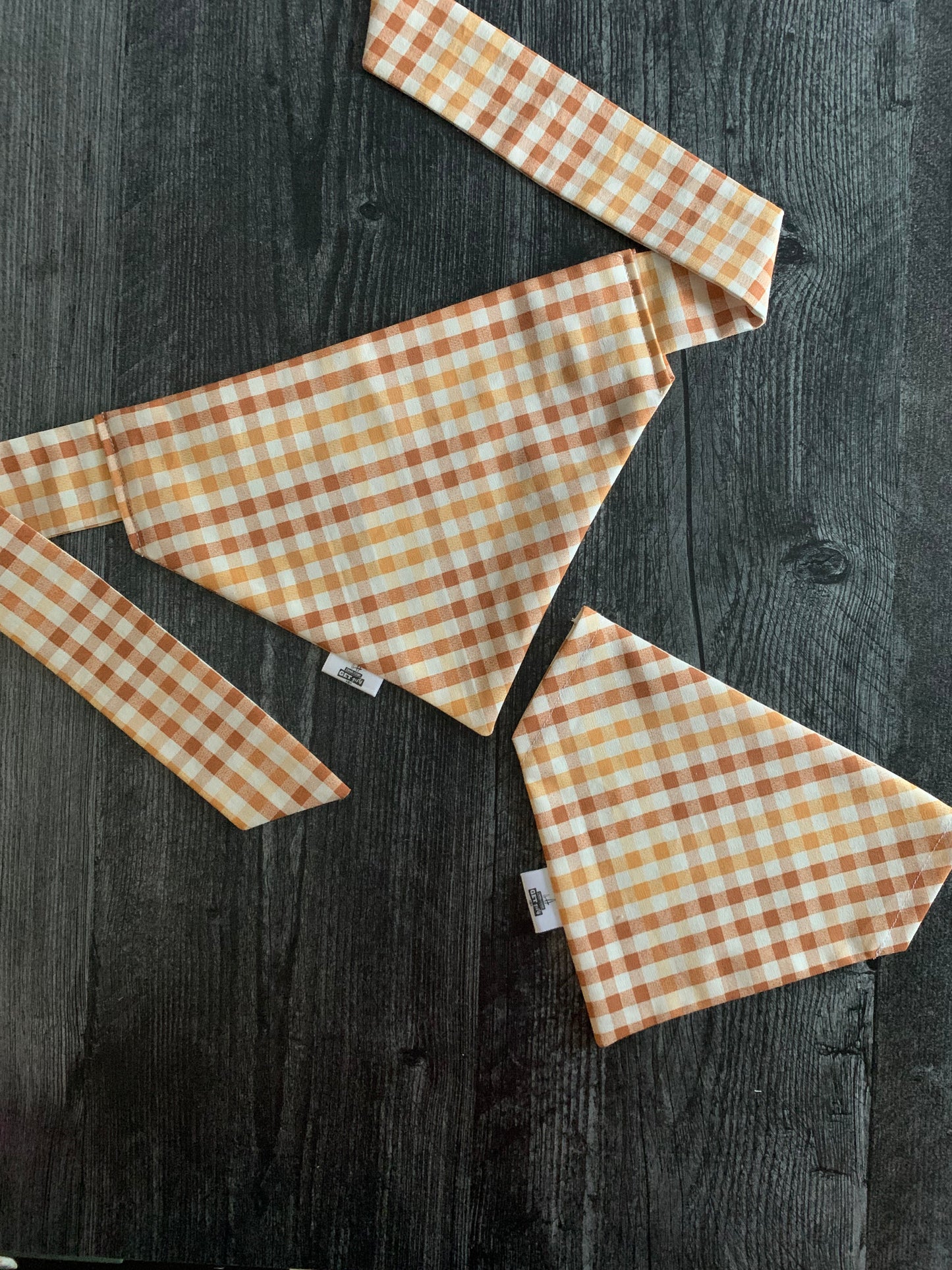 Autumn Gingham - Pet Bandana