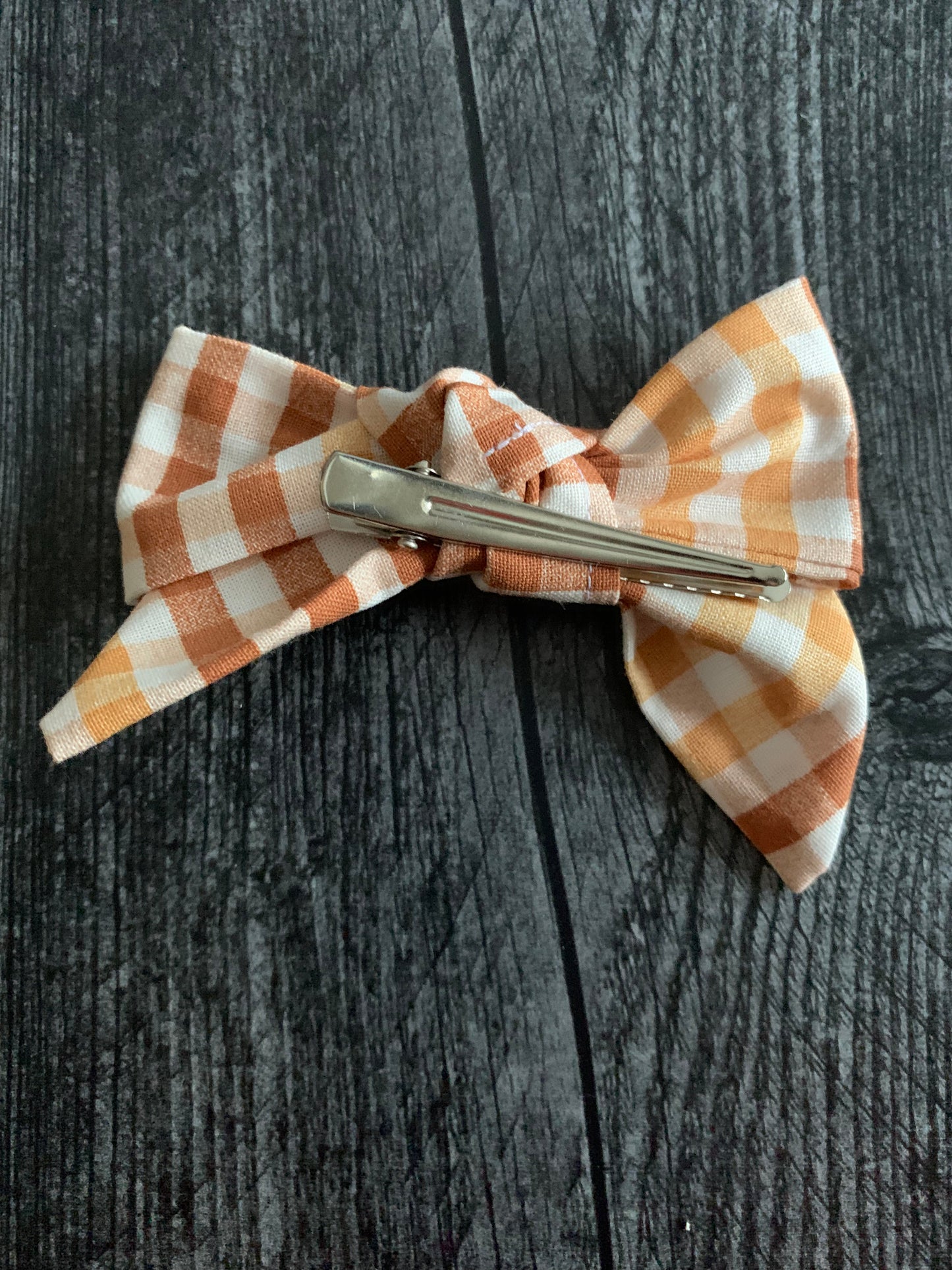 Autumn Gingham - Hair Bows