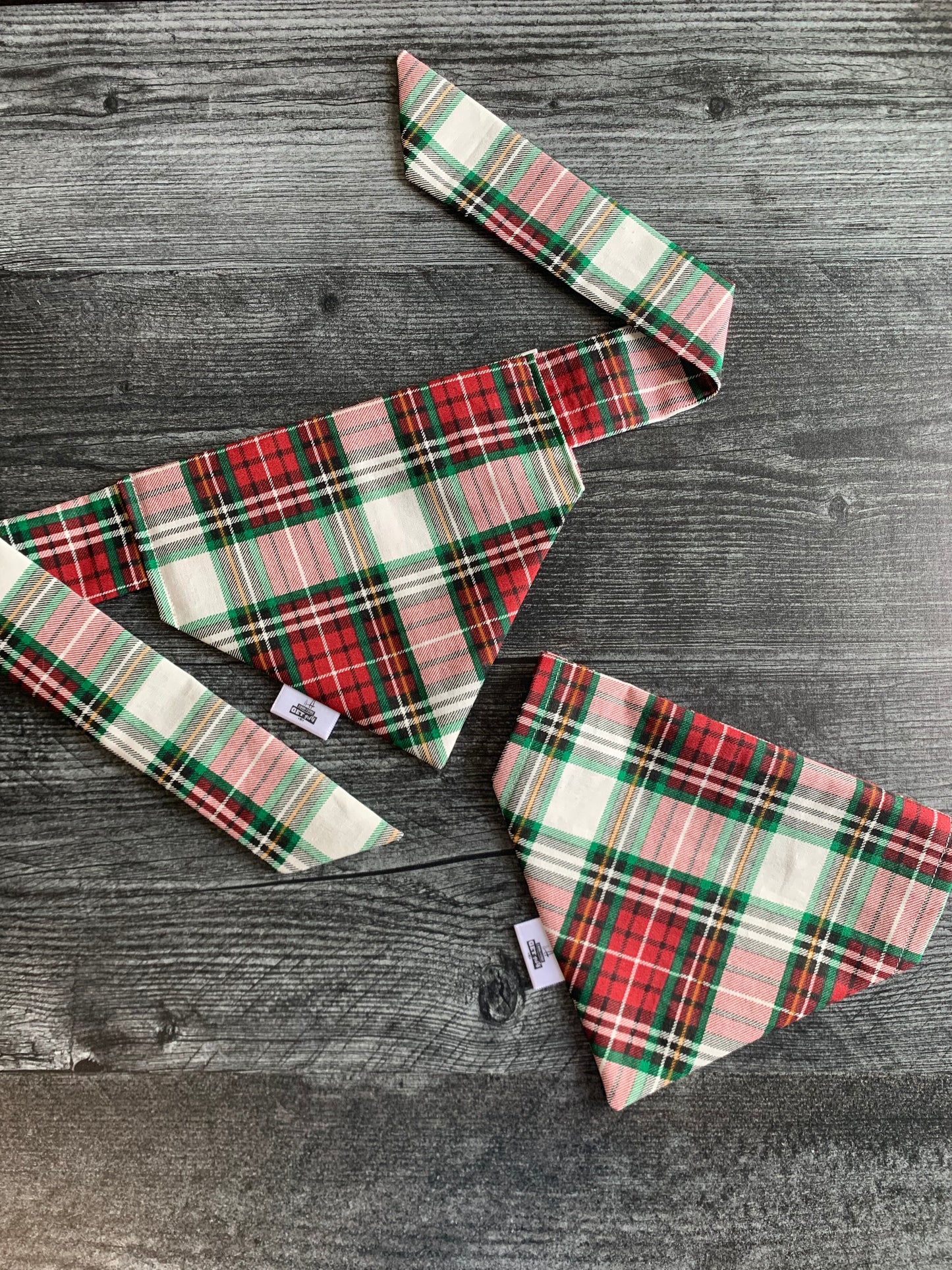 Holiday Plaid - Pet Bandana