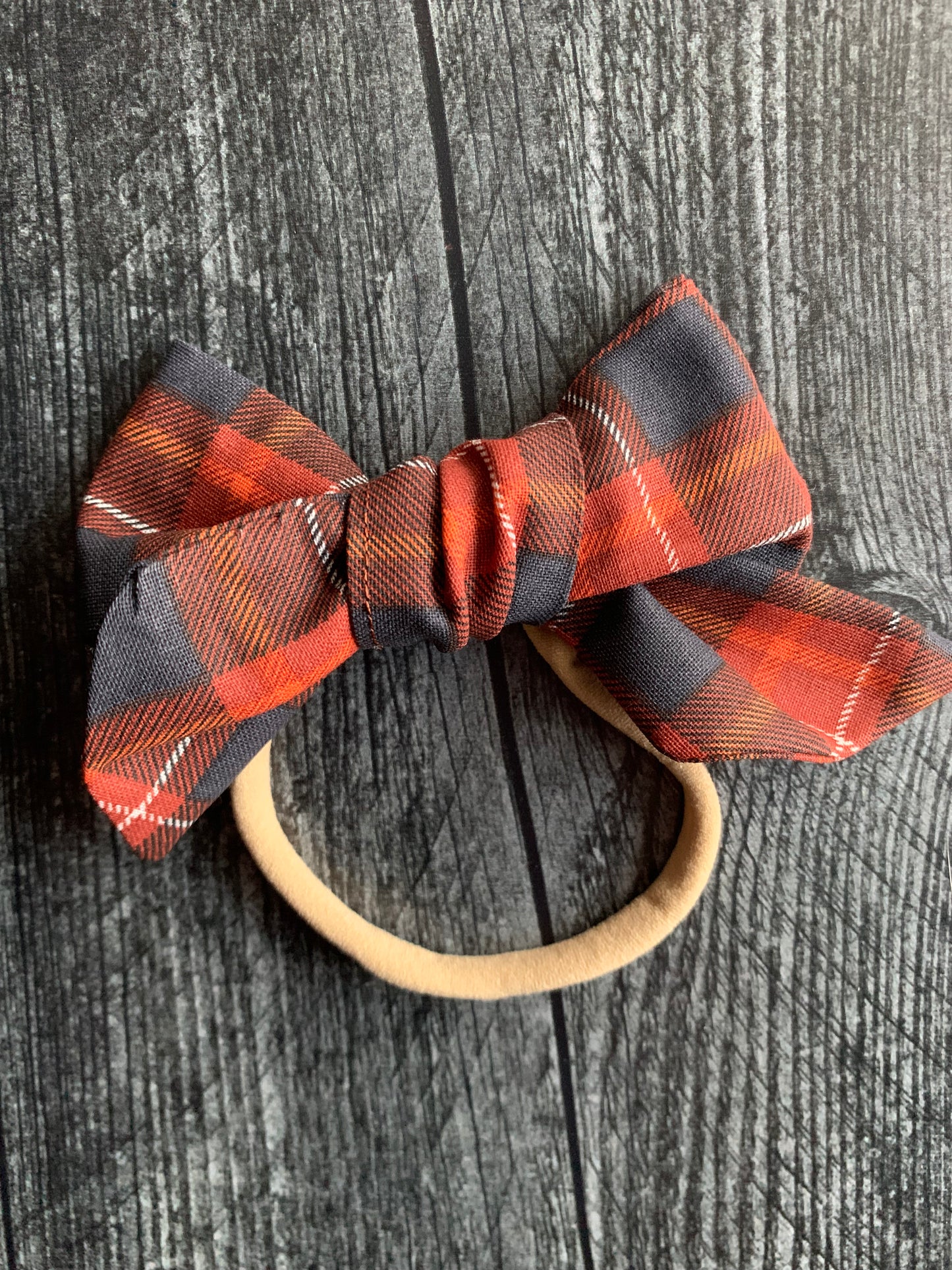 Harvest Plaid - Hair Bows